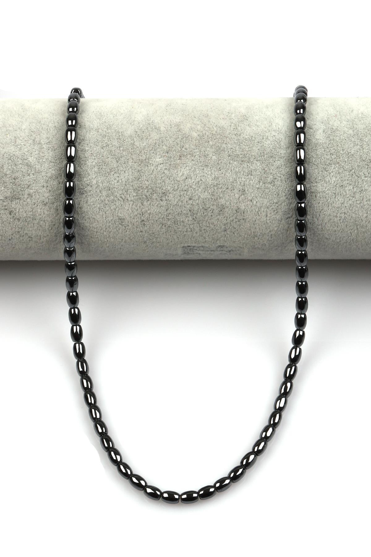 Hematit Dizi 4 x 6 mm Arpa Kesim