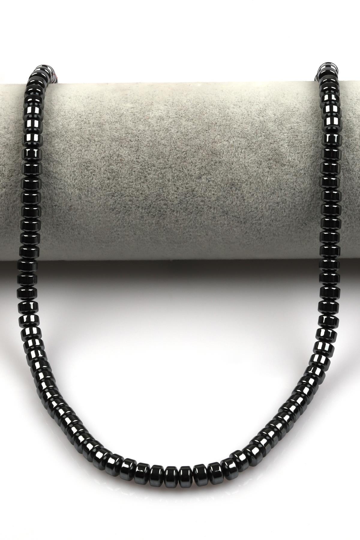 Hematit Dizi 4 x 6 mm Rondel Kesim