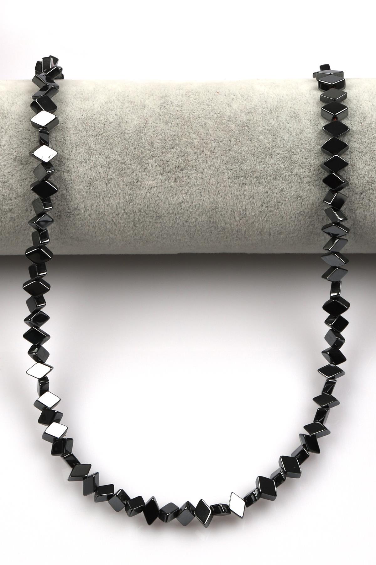 Hematit Dizi 5 x 8 mm Baklava Kesim