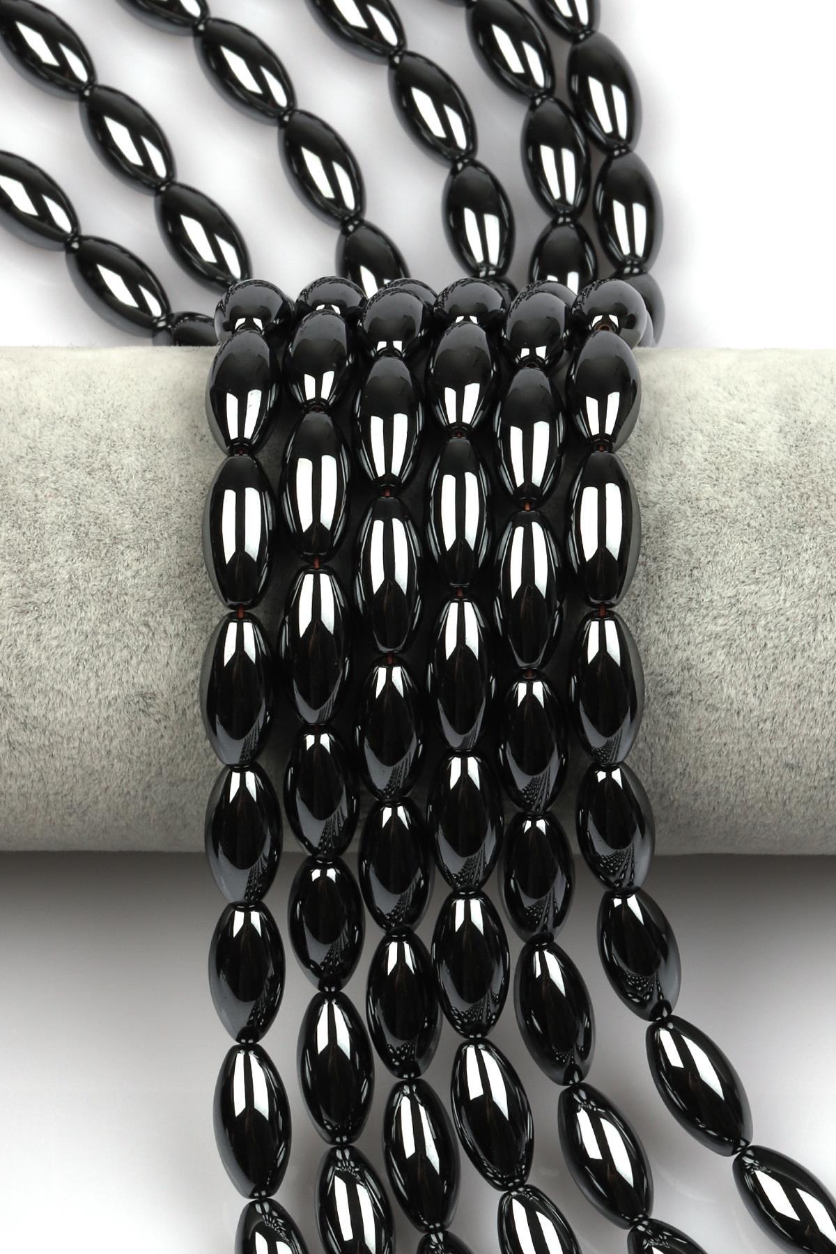 Hematit Dizi 8 x 16 mm Arpa Kesim