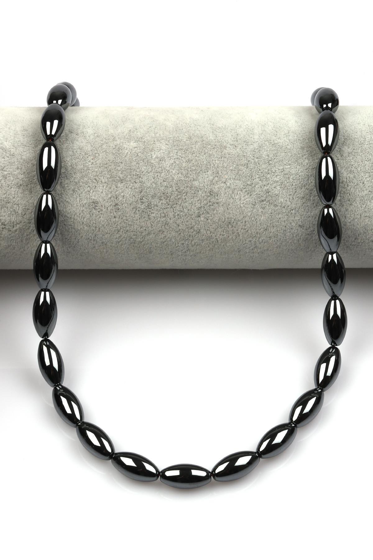 Hematit Dizi 8 x 16 mm Arpa Kesim