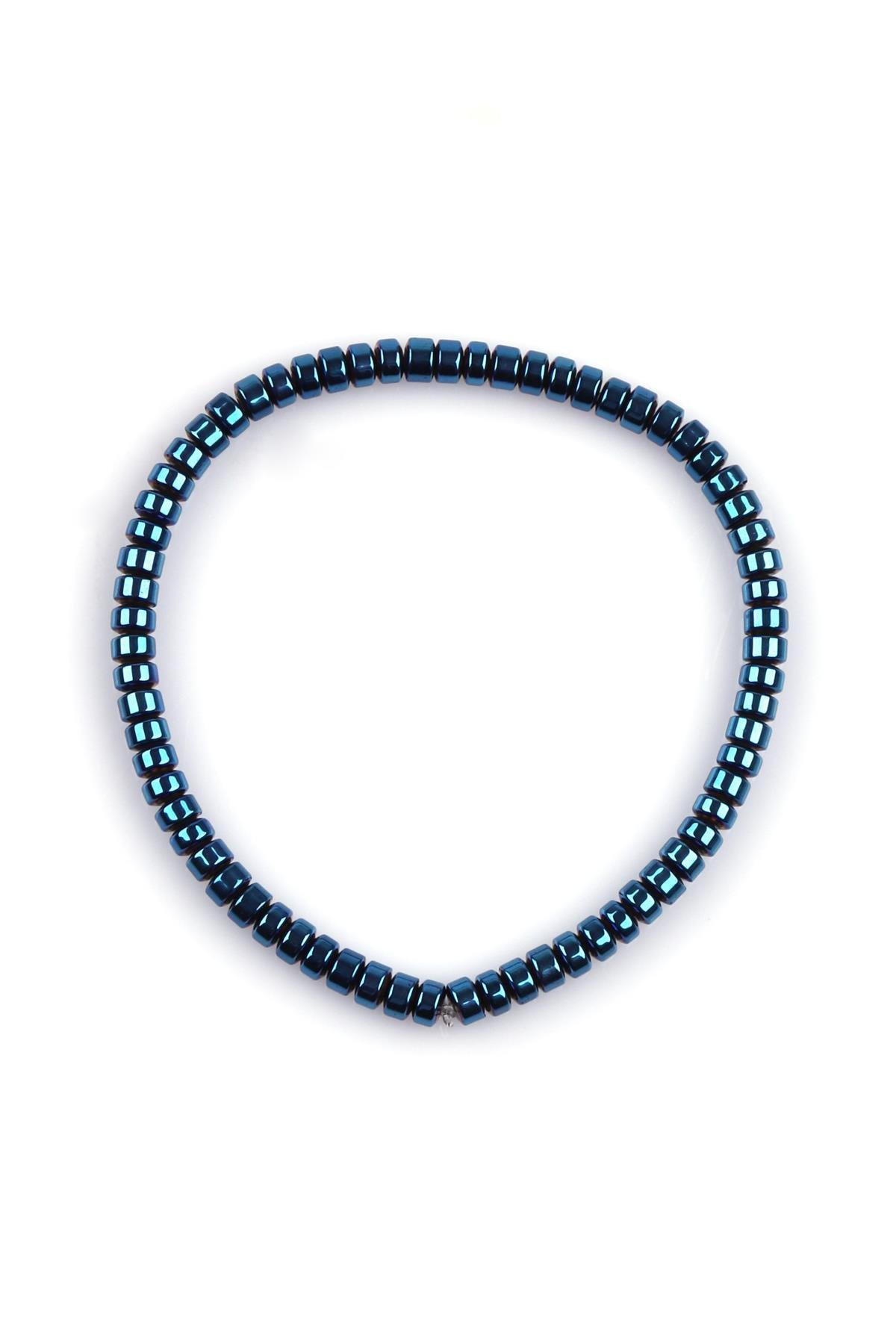 Hematit Doğal Taş Bileklik 2 x 4 mm Rondel Kesim