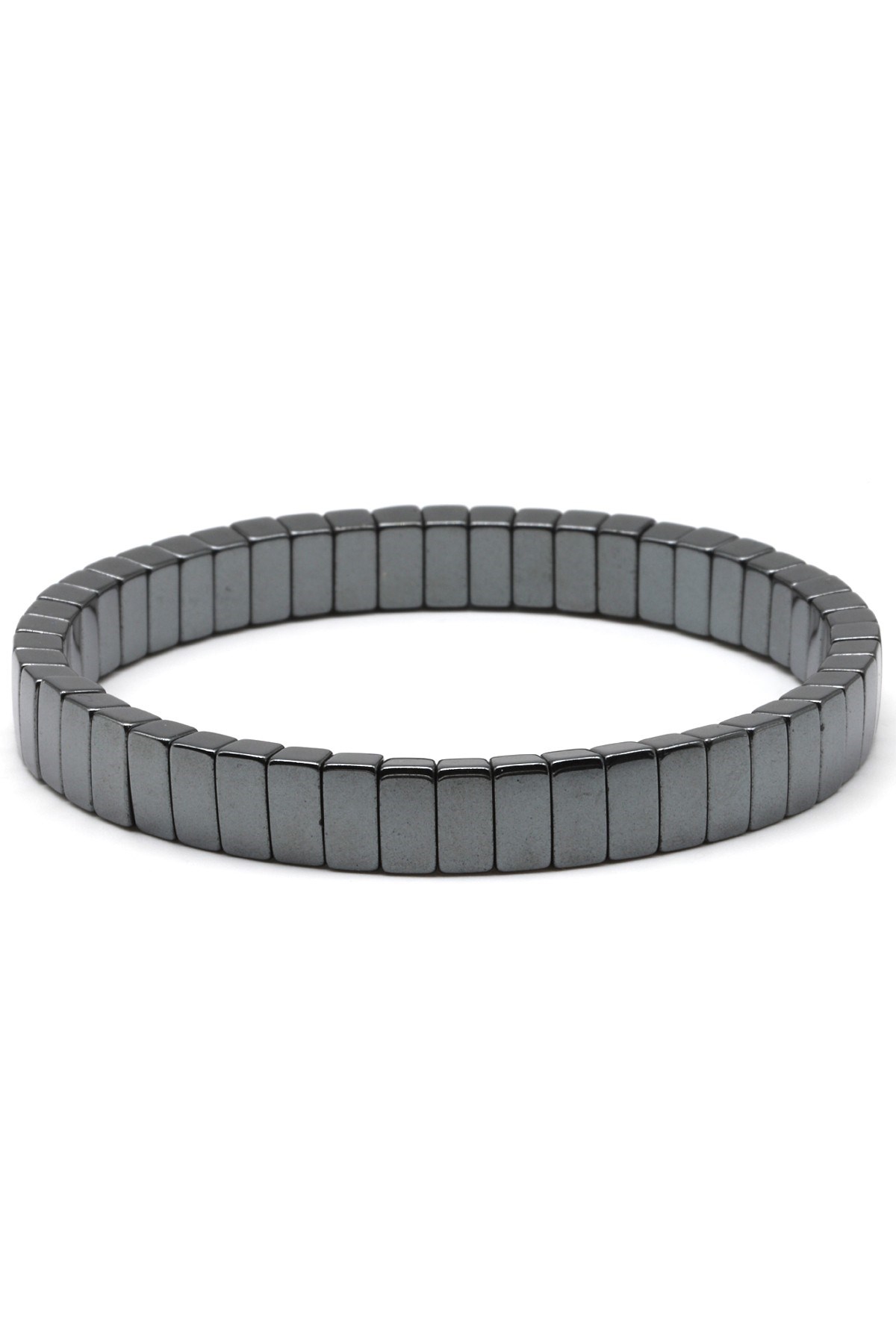 Hematit Doğal Taş Bileklik 4 x 8 mm Özel Kesim - BLK-2079