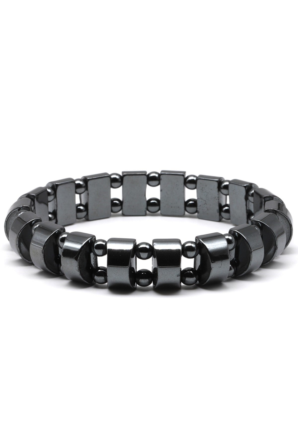 Hematit Doğal Taş Bileklik 6 x 12 mm Özel Kesim - BLK-2077