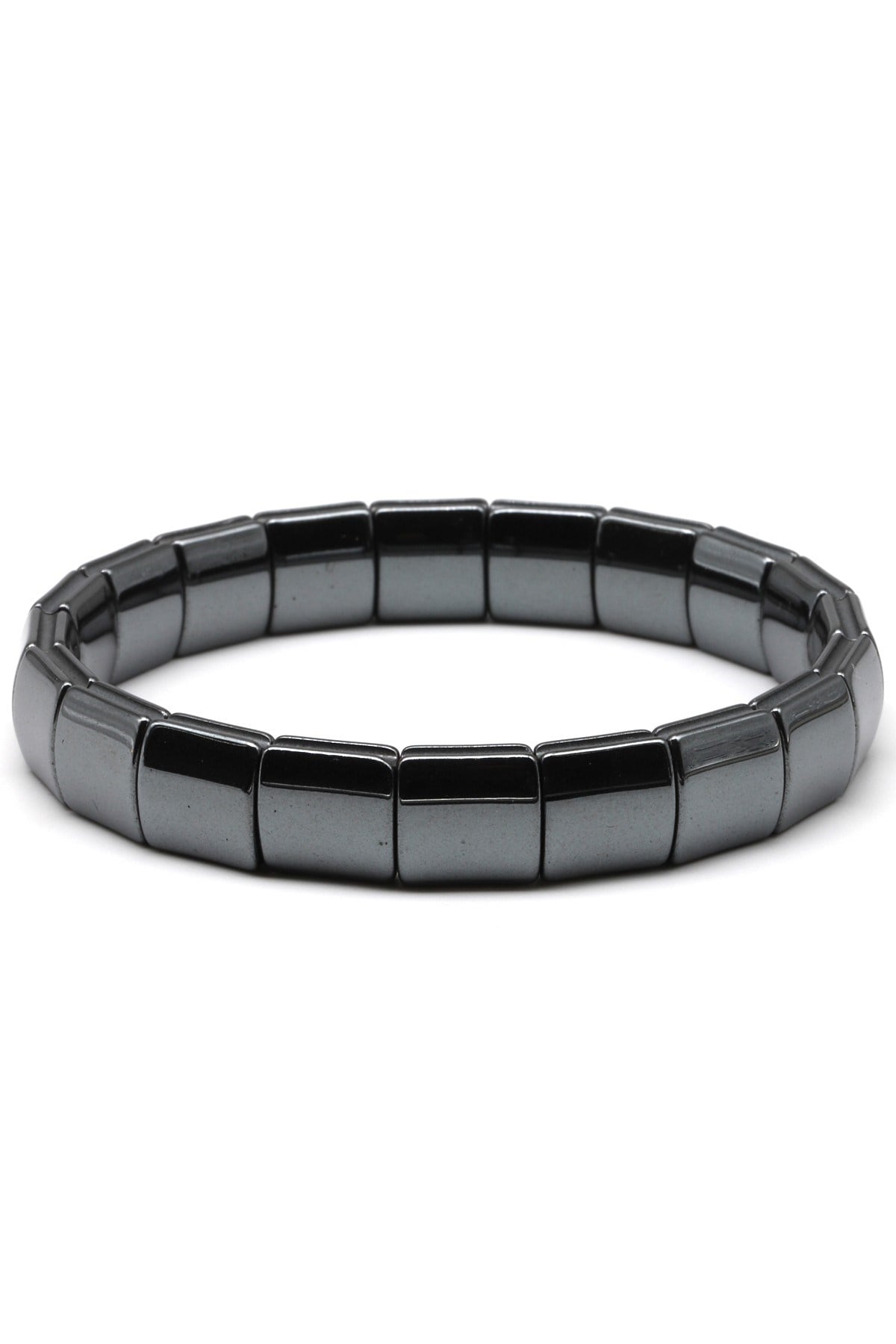 Hematit Doğal Taş Bileklik 9 x 10 mm Özel Kesim - BLK-2083