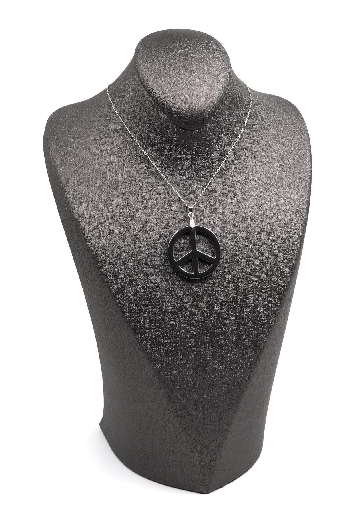 Hematit Doğal Taş Kolye