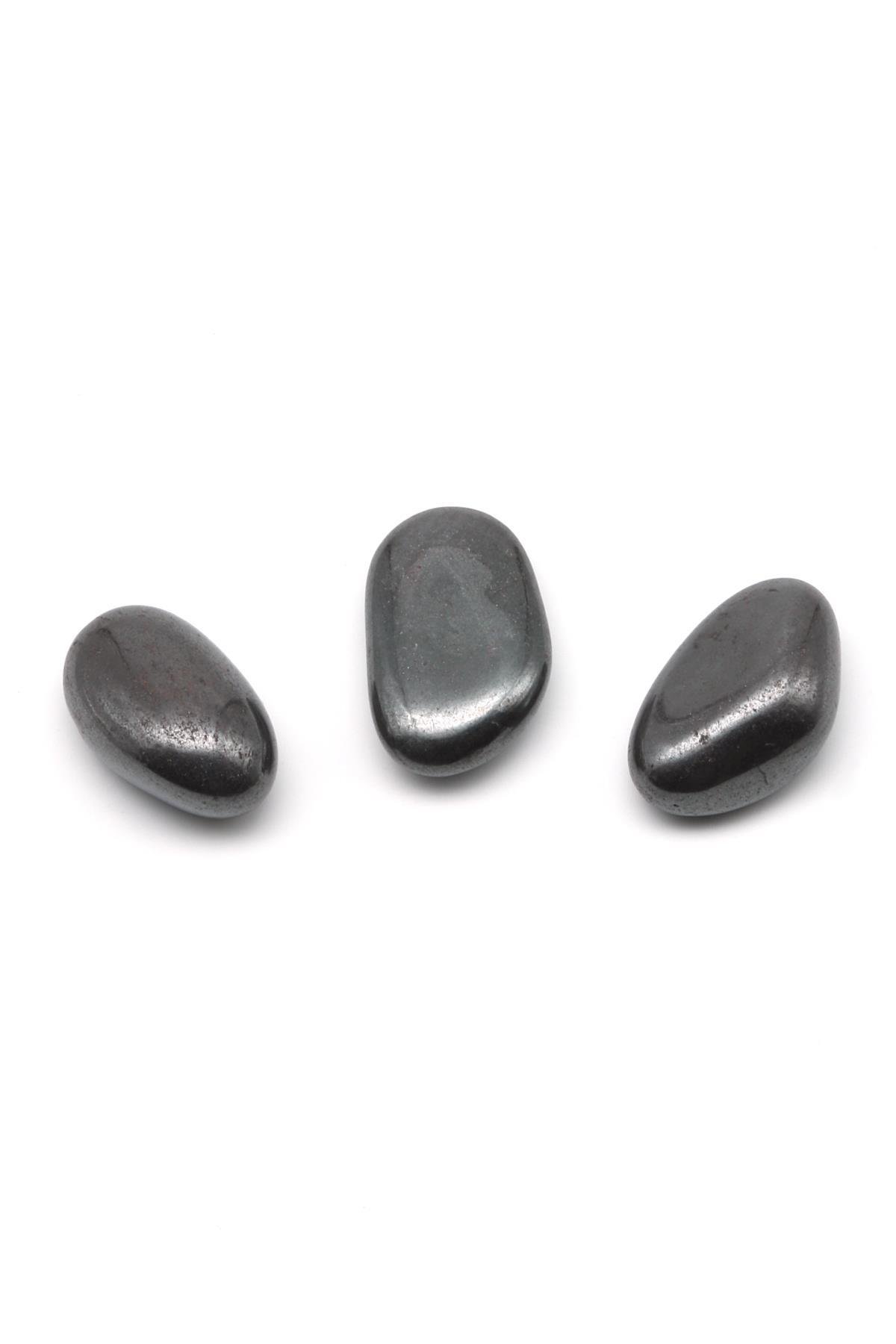 Hematit Doğal Taş Tamburlanmış Parça - Tımbıl