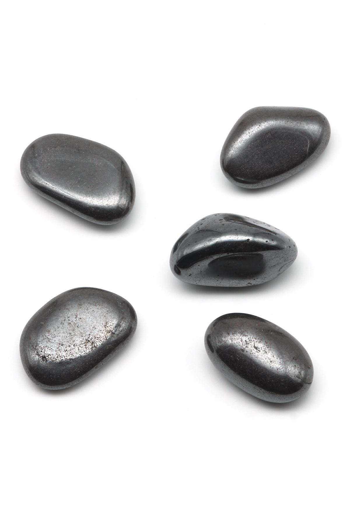 Hematit Doğal Taş Tamburlanmış Parça - Tımbıl