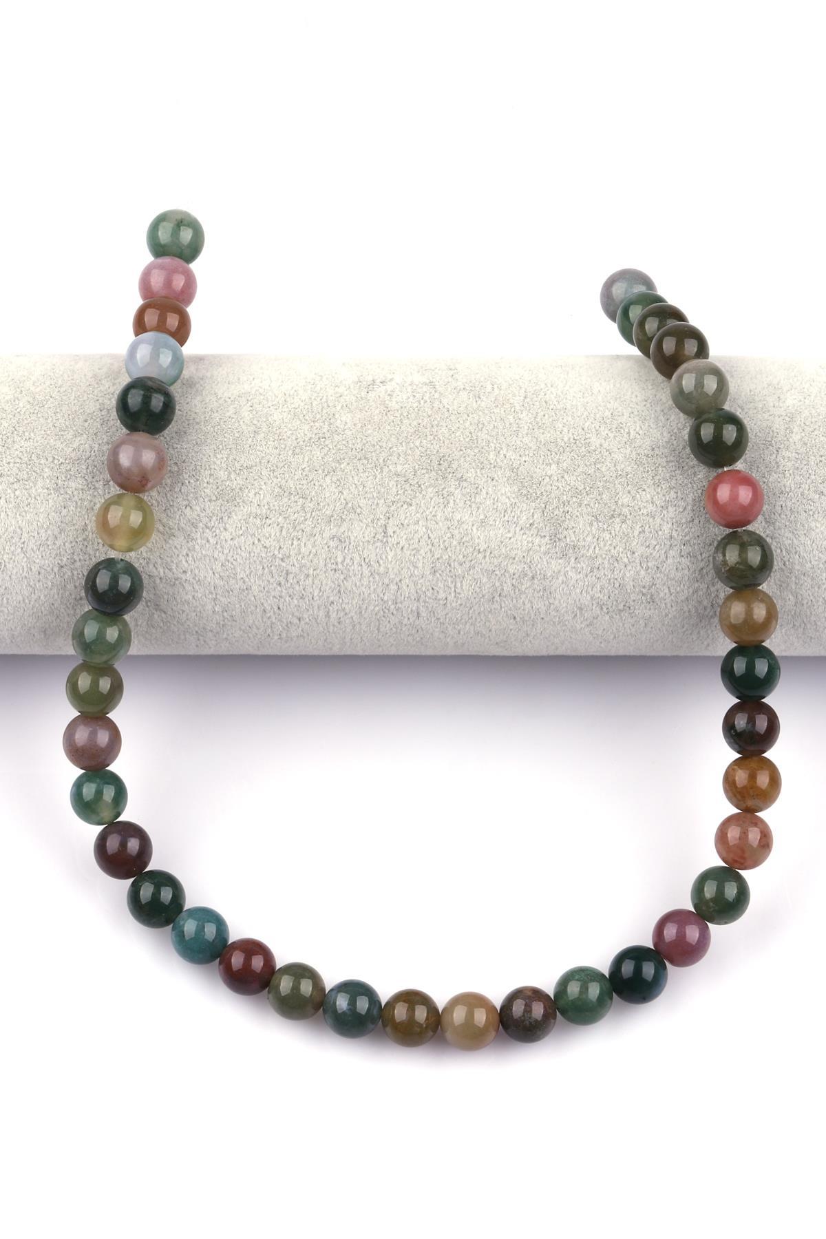 Hint Akik ( AA Kalite ) Doğal Taş Dizi 10 mm Küre Kesim