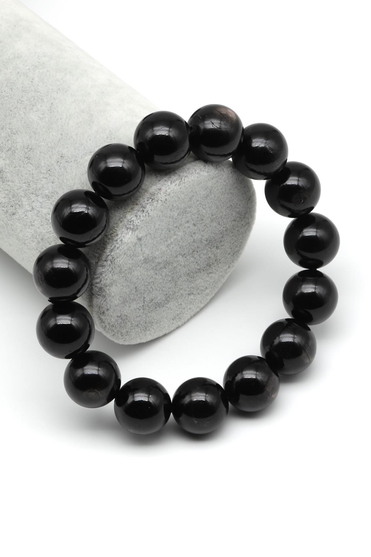 Hyperstone Doğal Taş Bileklik 14 mm Küre Kesim