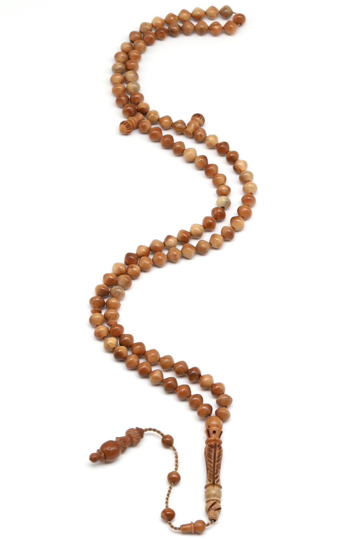 İmame Oymalı Kuka Ağacı 100'Lü Tesbih 6 mm İstanbul Kesim