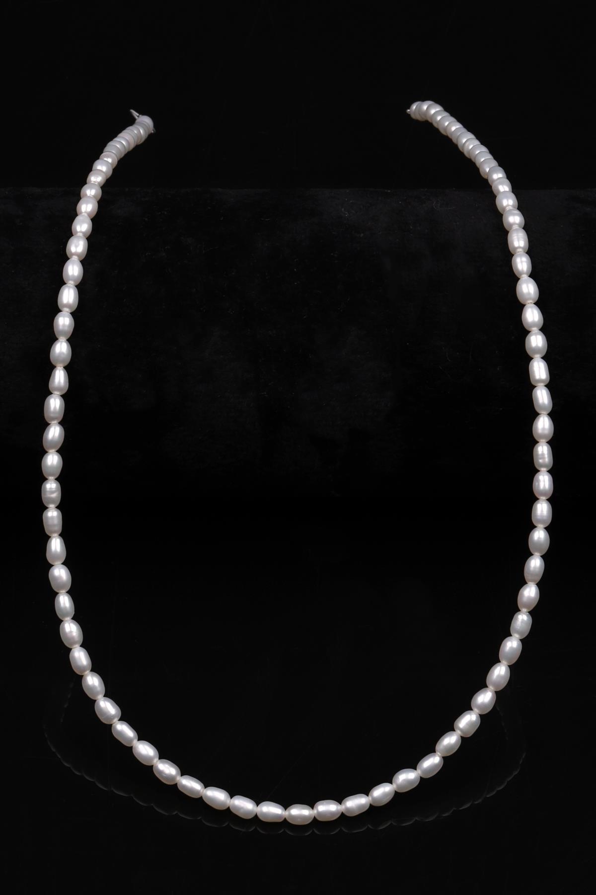 İnci Doğal Taş Dizi 3 x 4 mm Arpa Kesim