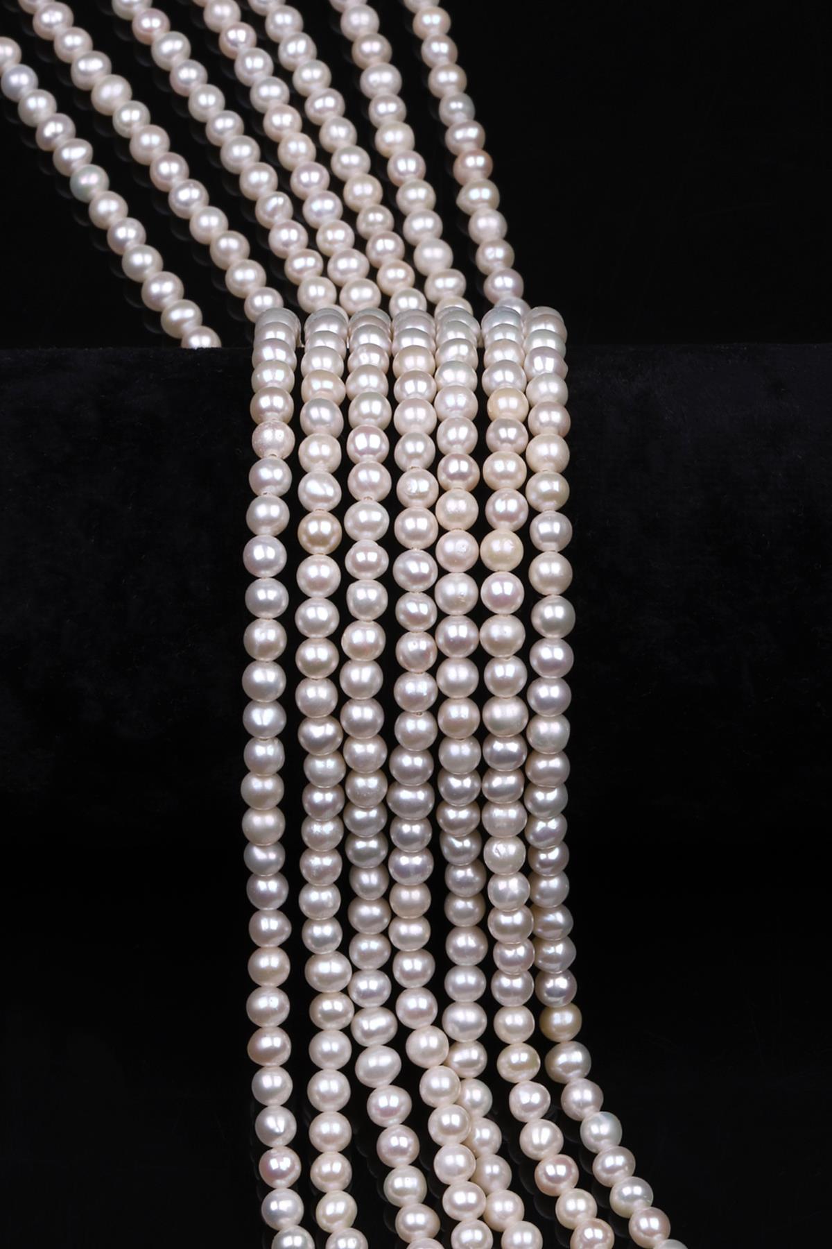 İnci Doğal Taş Dizi 4 mm Küre Kesim