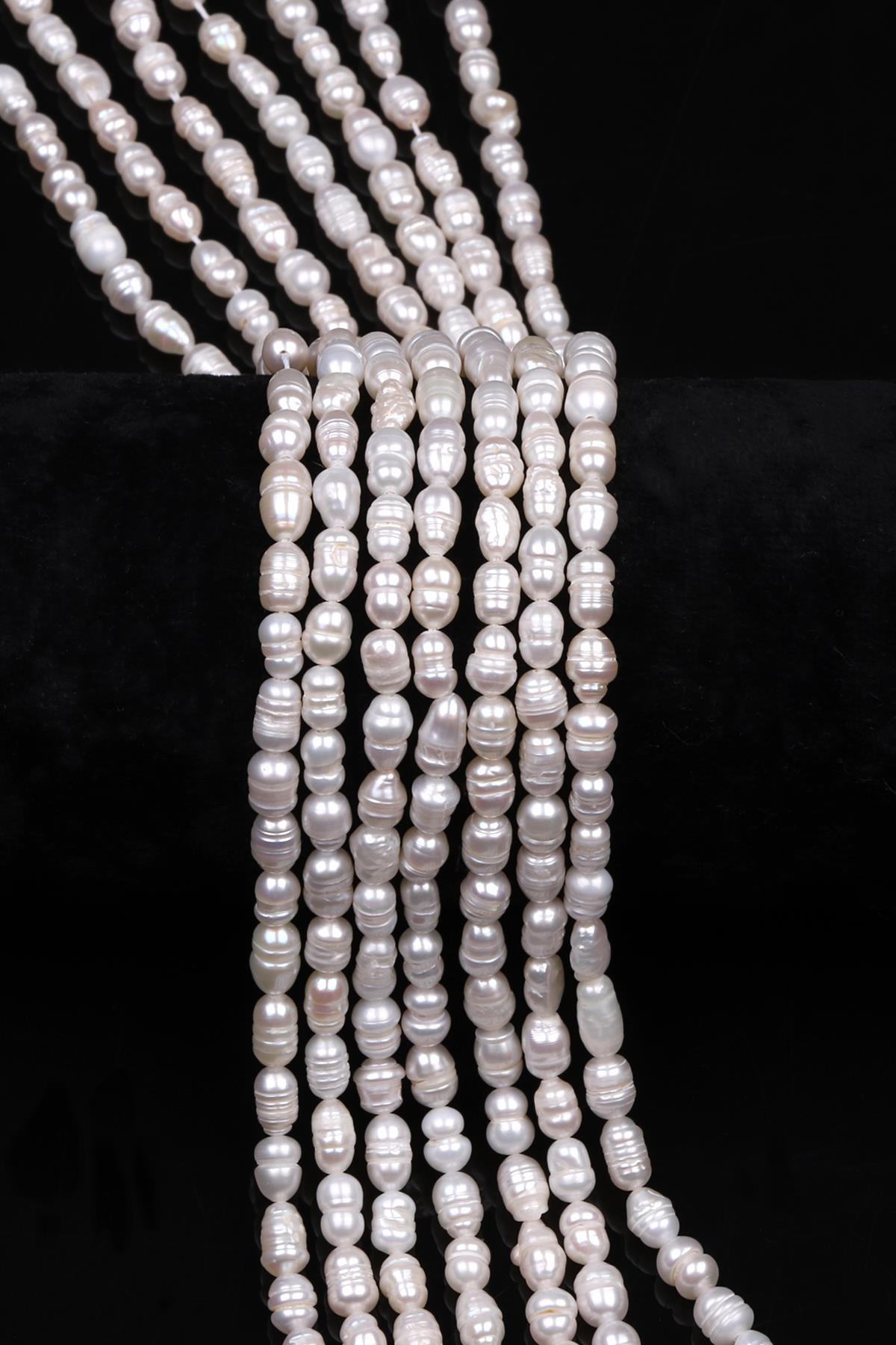 İnci Doğal Taş Dizi 4 mm Şekilsiz Kesim