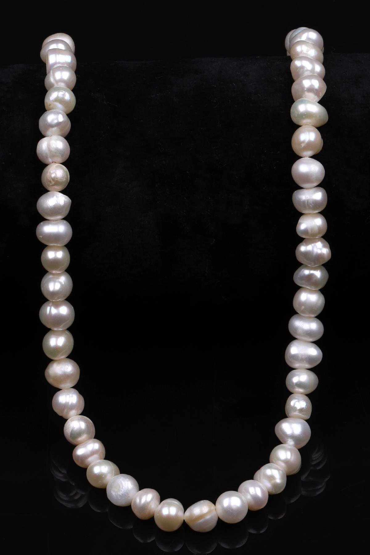 İnci Doğal Taş Dizi 6 x 7 mm Küre Kesim