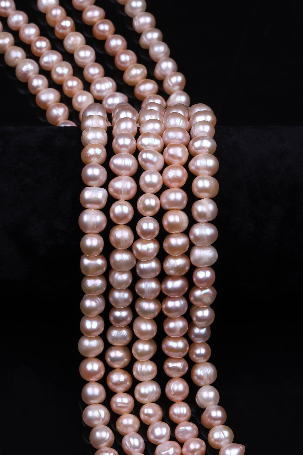 İnci Doğal Taş Dizi 7 mm Şekilsiz Kesim