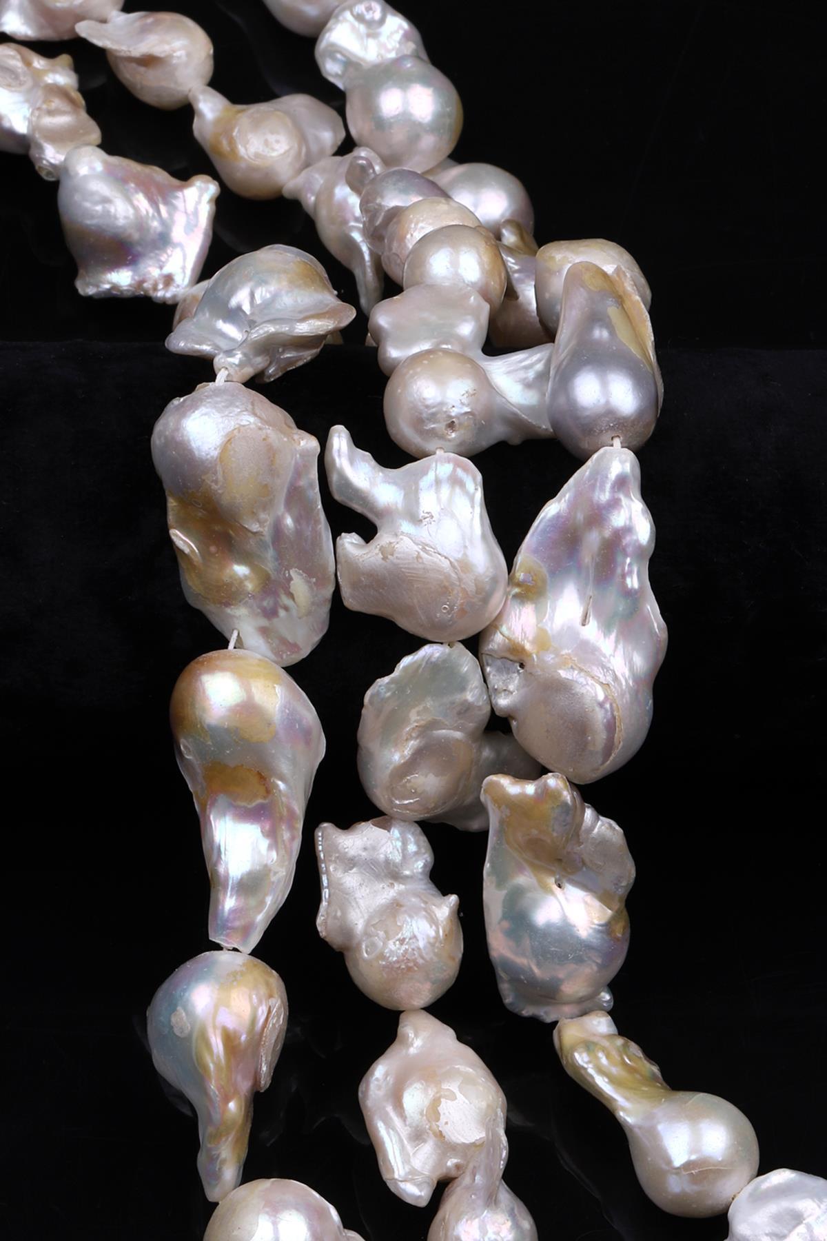 İnci Doğal Taş Dizi Şekilsiz Kesim