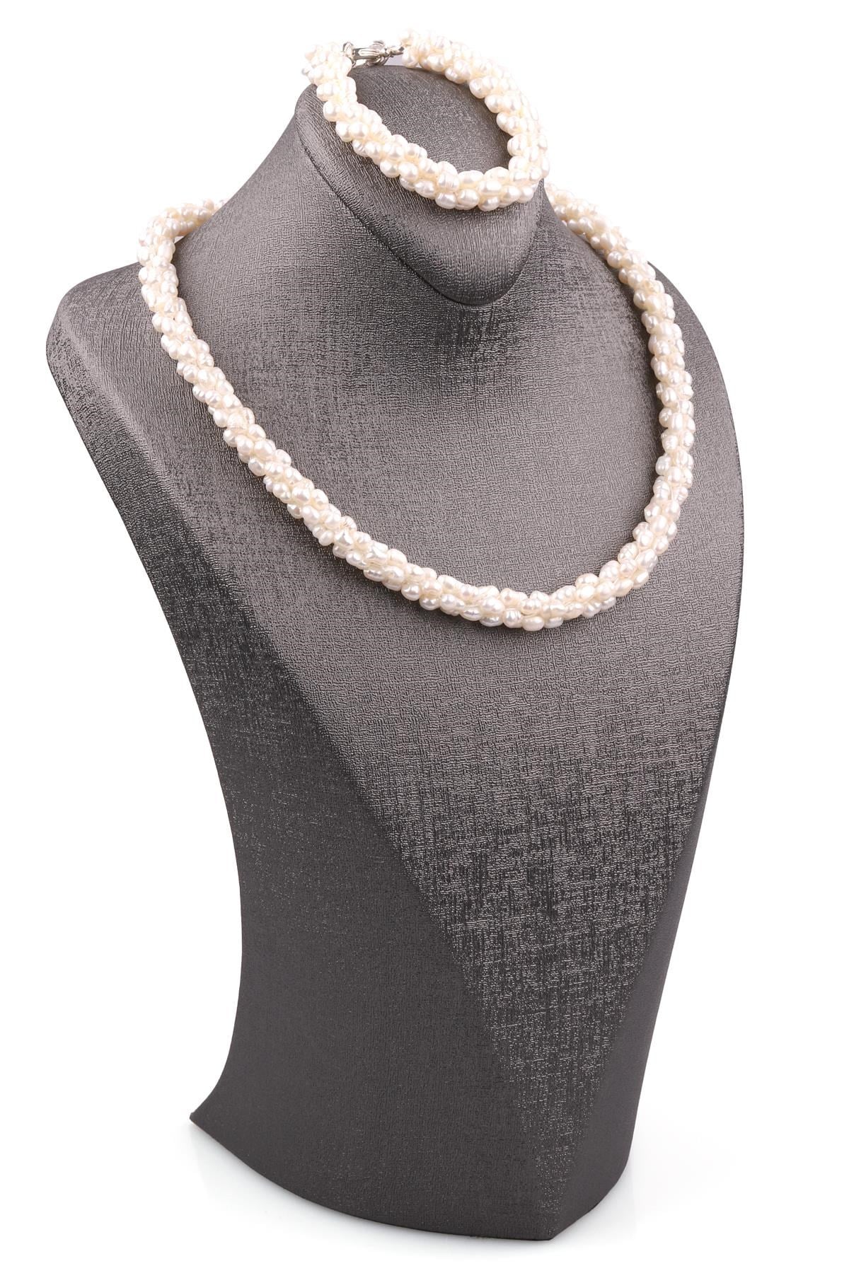 İnci Kolye – Bileklik Set