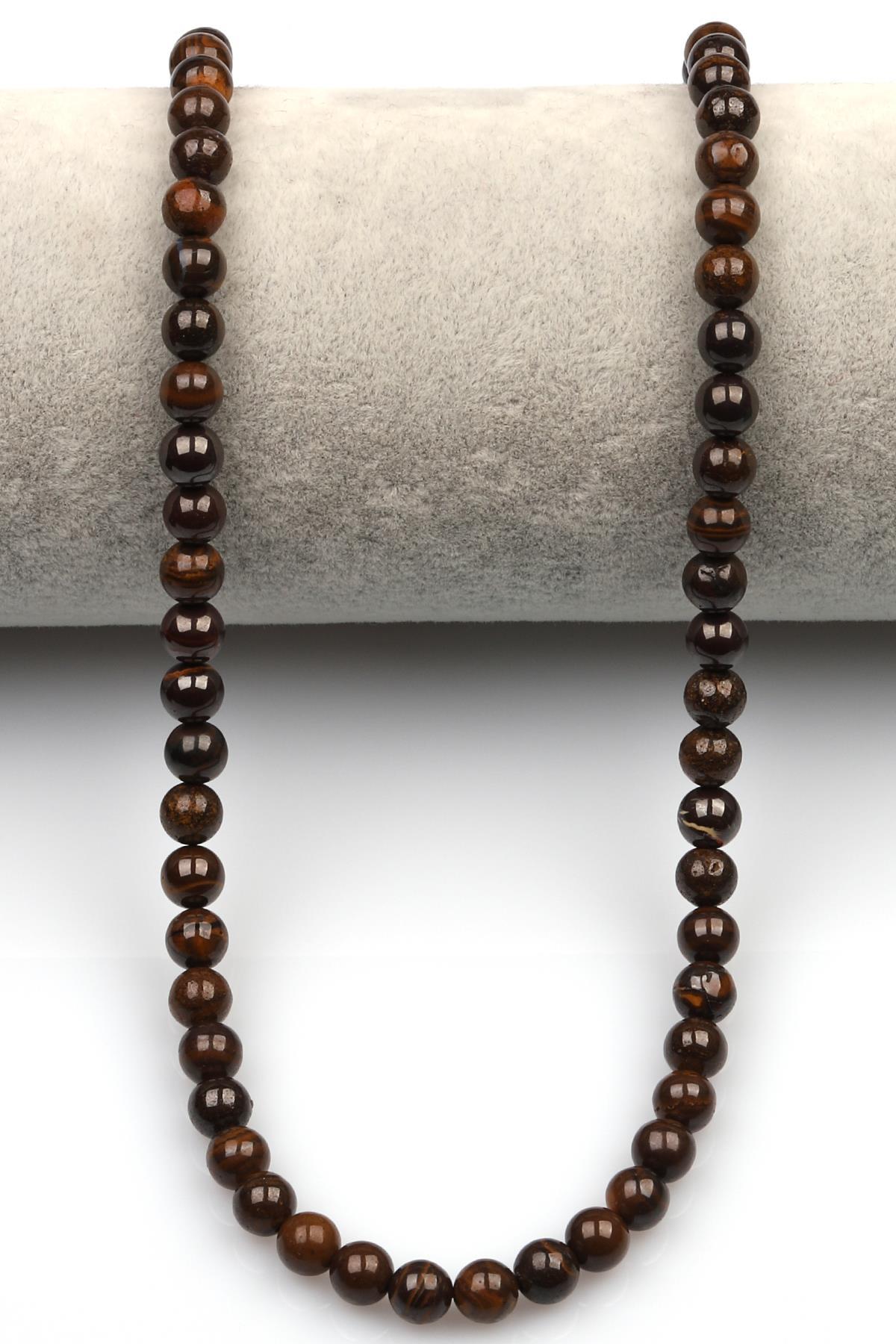 Iron Opal Doğal Taş Dizi 6 mm Küre Kesim