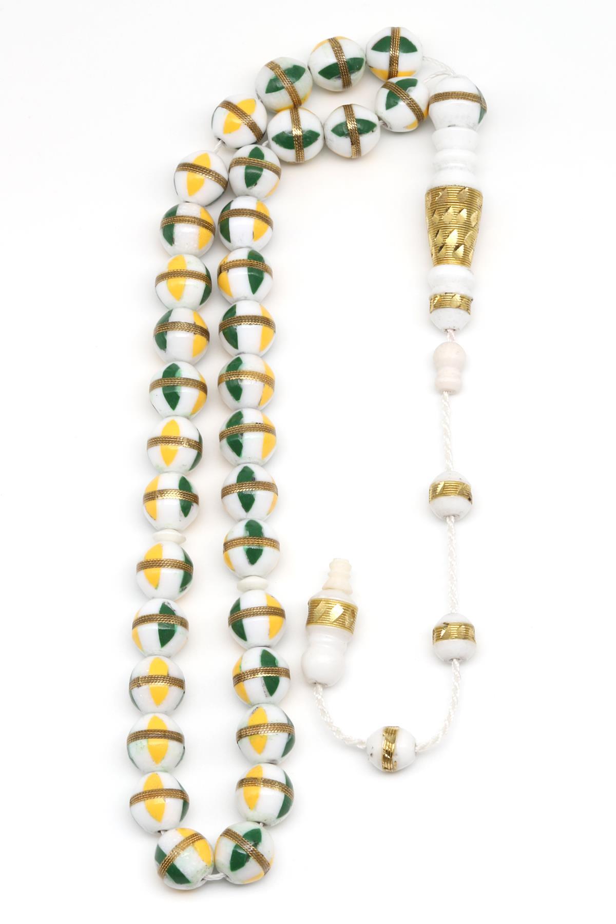 İşlemeli Kemik Tesbih 10 mm Küre Kesim