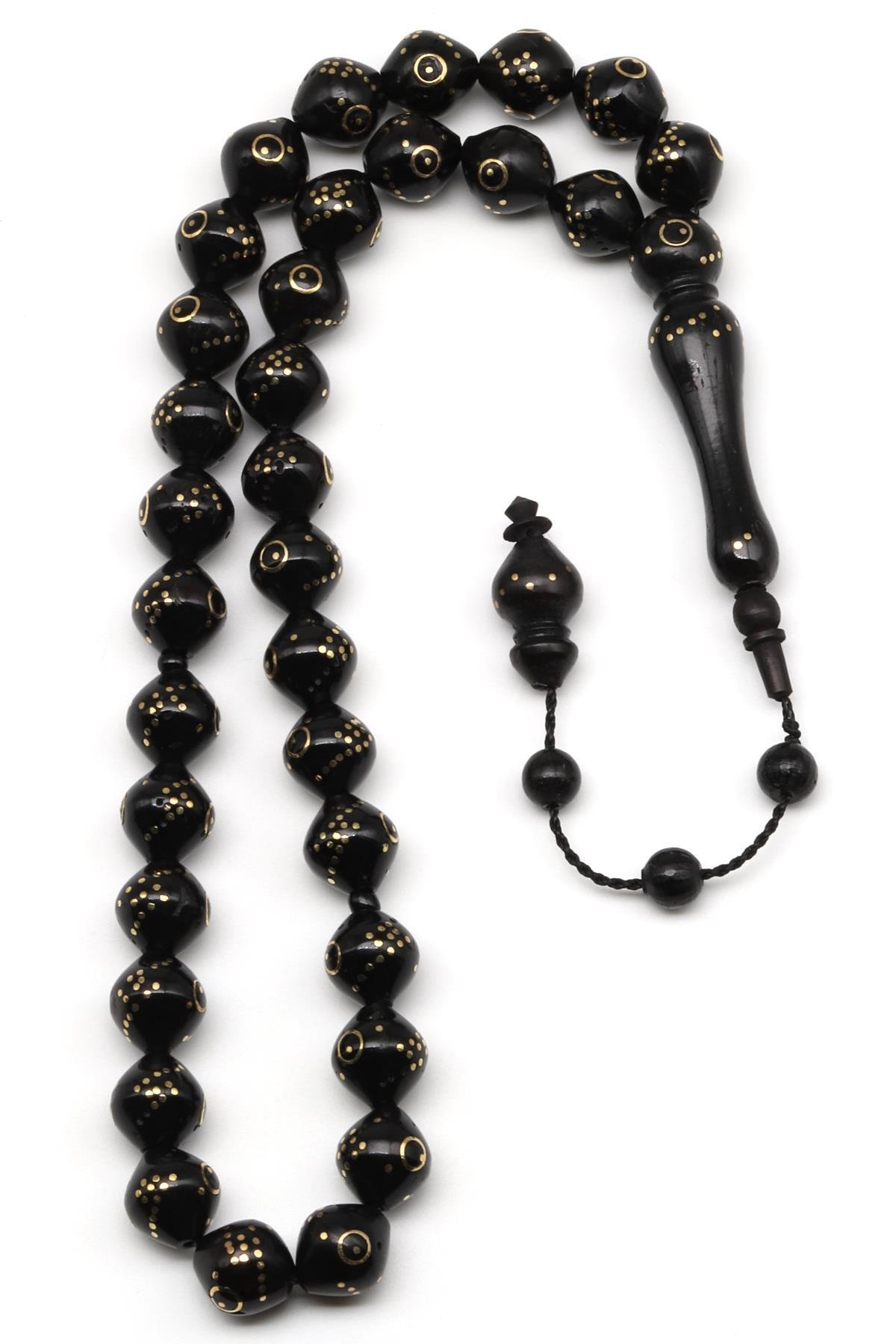 İşlemeli Kuka Ağacı Tesbih 10 x 10 mm İstanbul Kesim