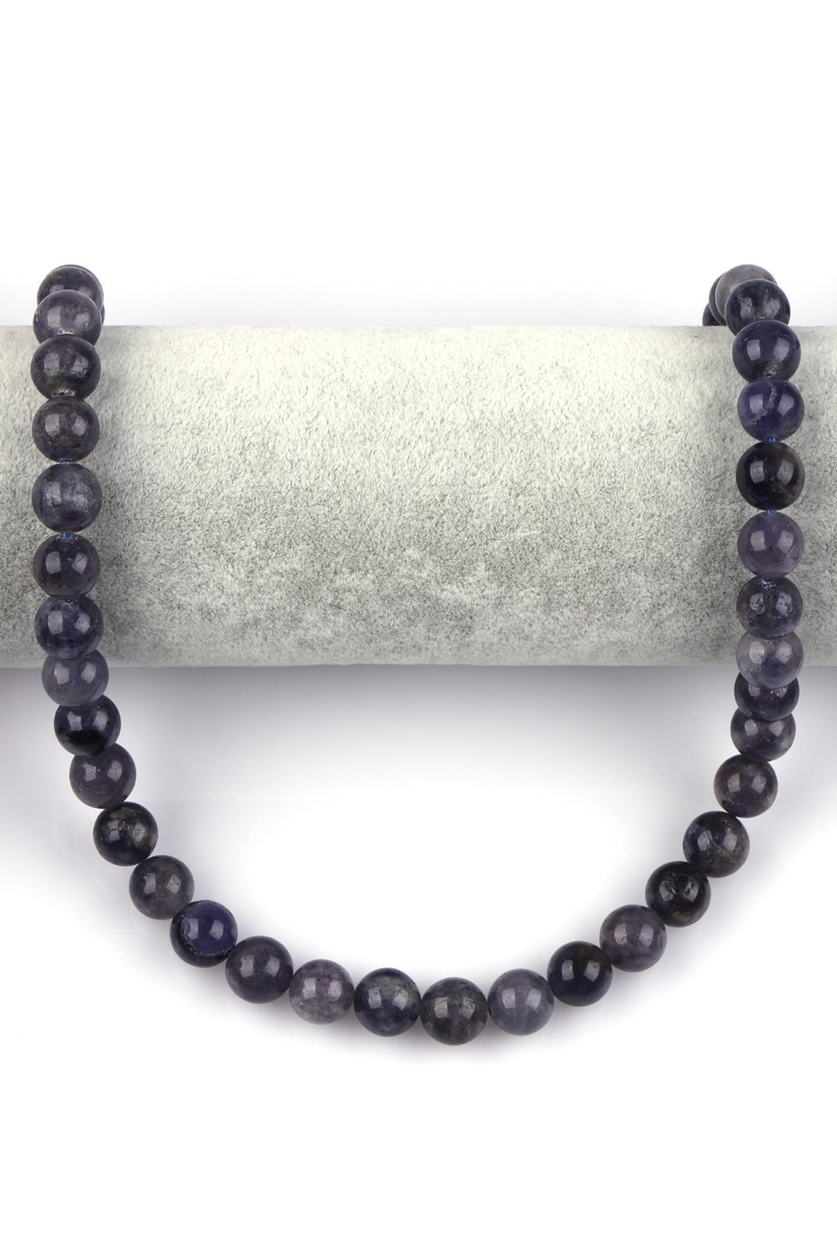 İyolit ( AA Kalite ) Doğal Taş Dizi 10 mm Küre Kesim