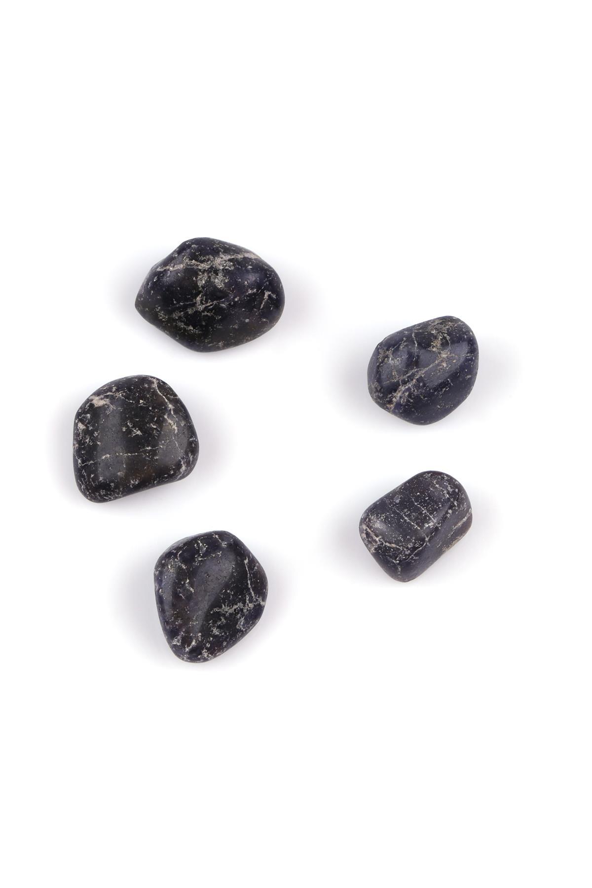 İyolit Doğal Taş Tamburlanmış Parça - Tımbıl