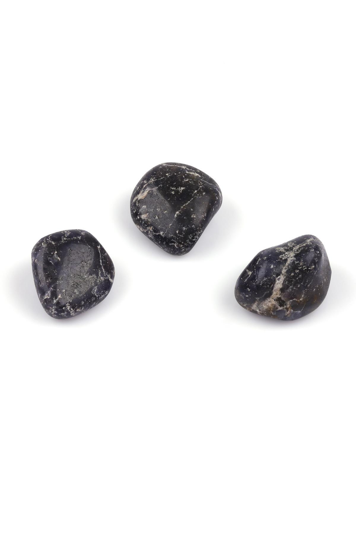 İyolit Doğal Taş Tamburlanmış Parça - Tımbıl