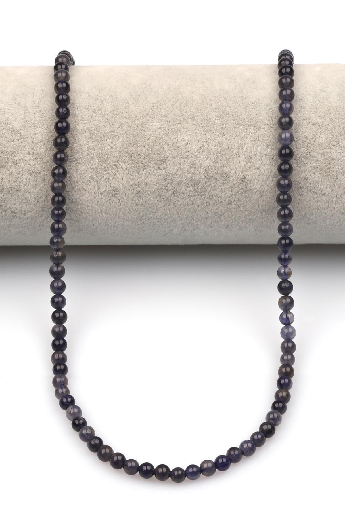 İyolit Doğaltaş Dizi 4 mm Küre Kesim