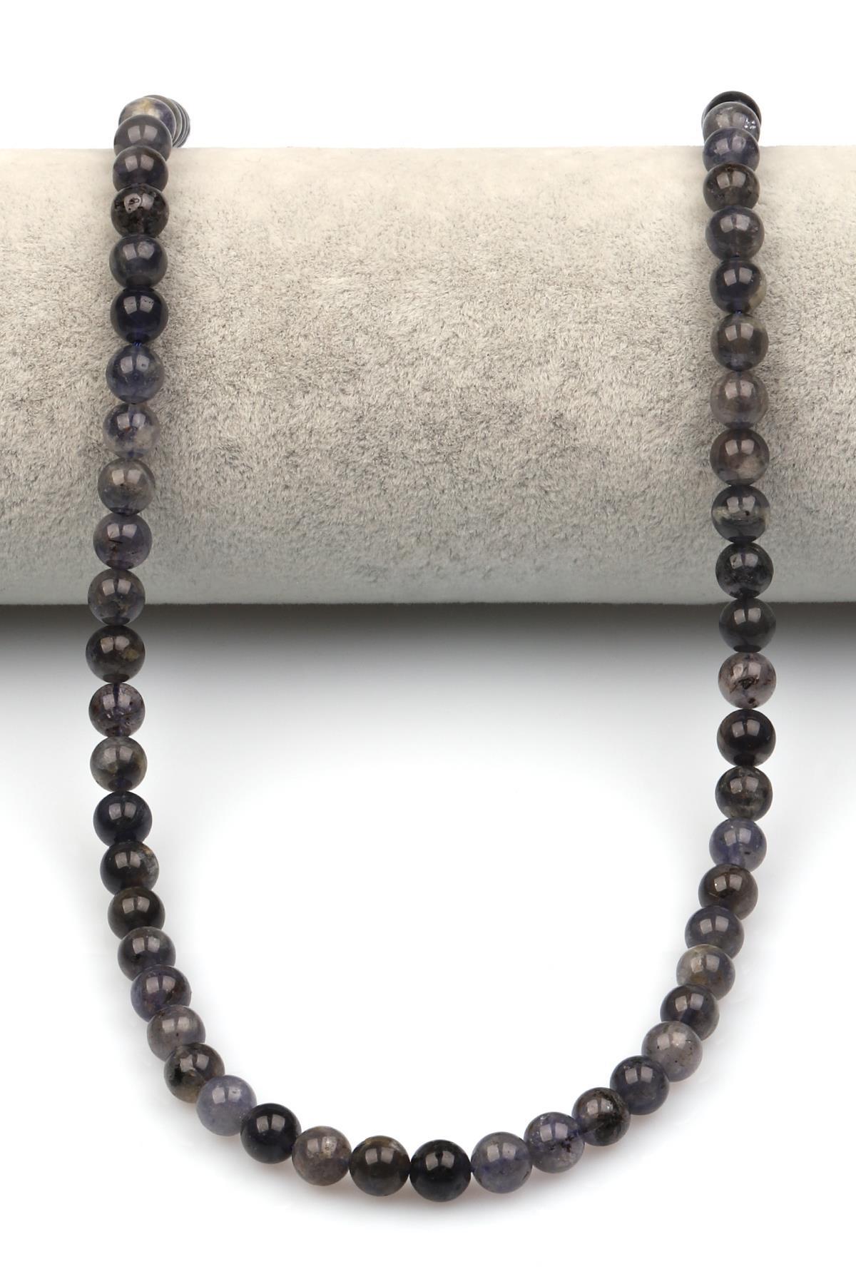 İyolit Doğaltaş Dizi 6 mm Küre Kesim