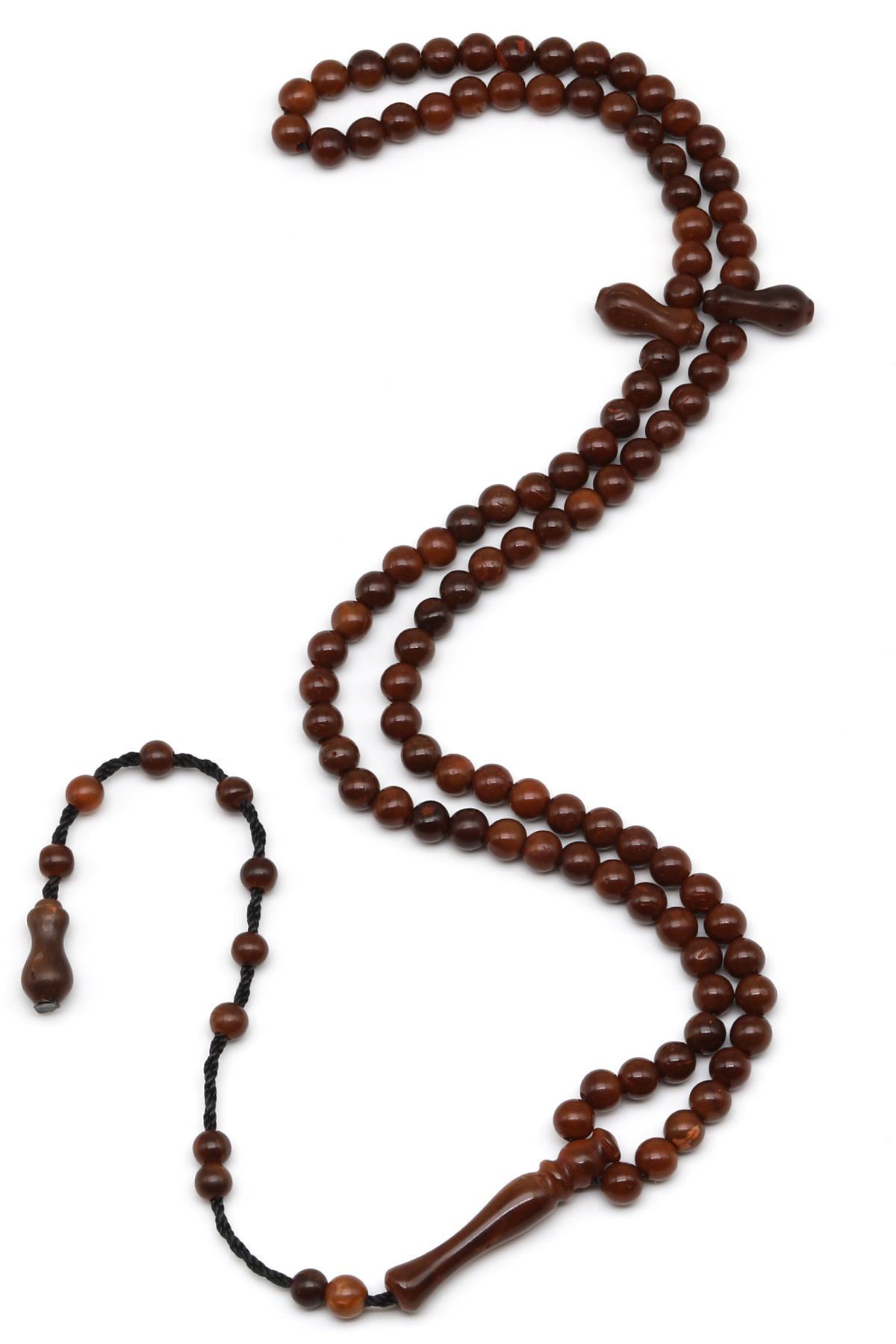 İznik Kuka Ağacı 99'lu Tesbih 5 mm Küre Kesim