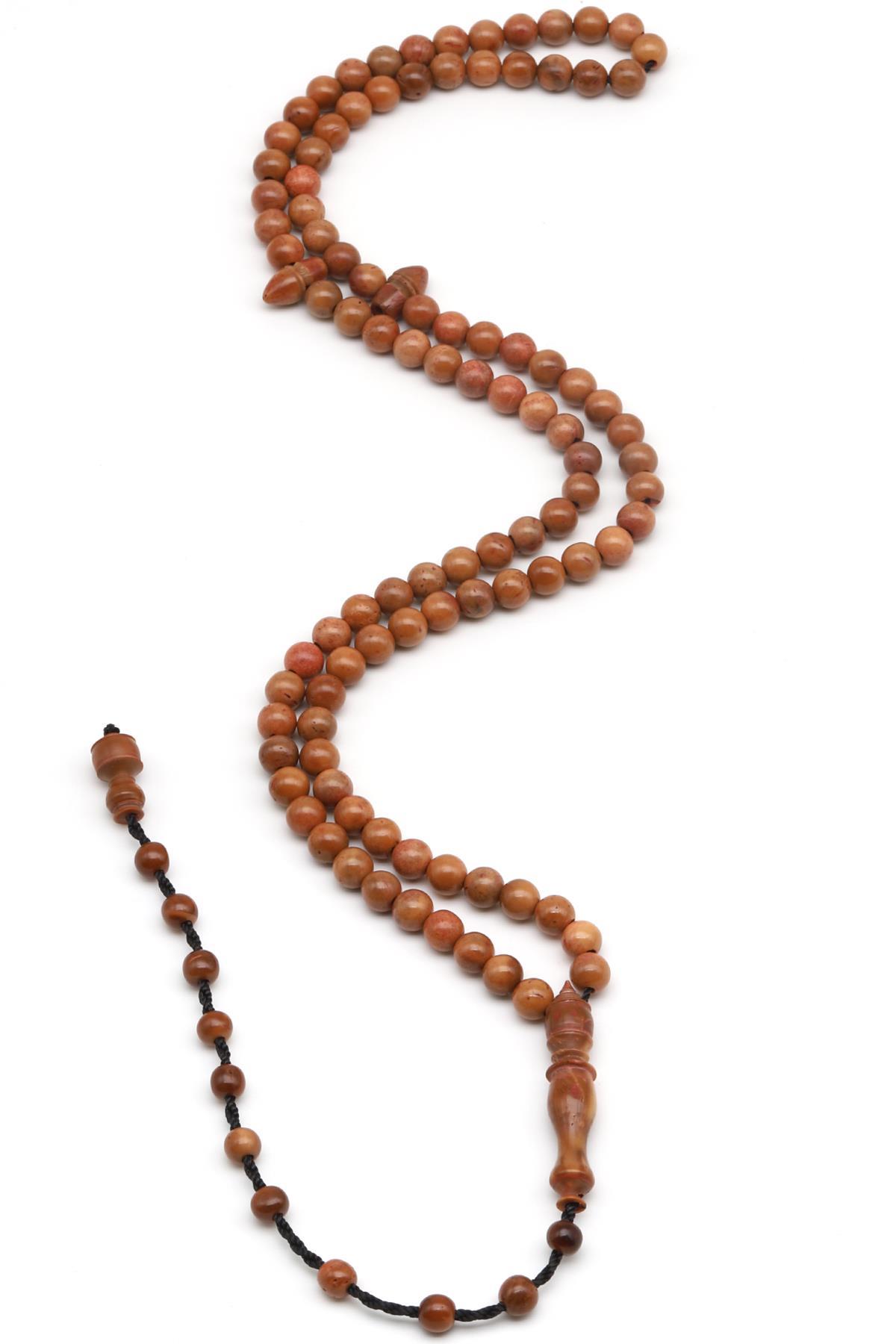 İznik Kuka Ağacı 99'Lu Tesbih 5 mm Küre Kesim