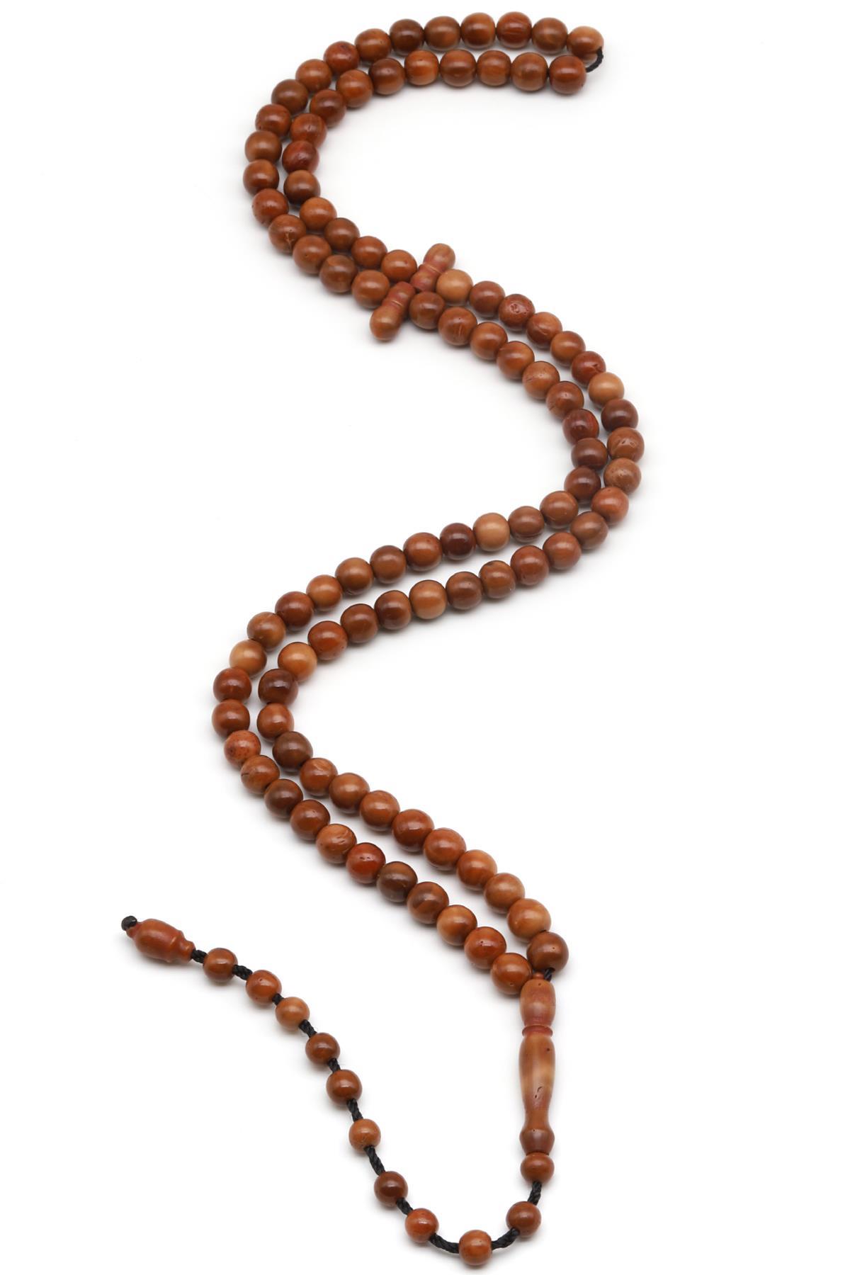 İznik Kuka Ağacı 99'Lu Tesbih 6 mm Küre Kesim