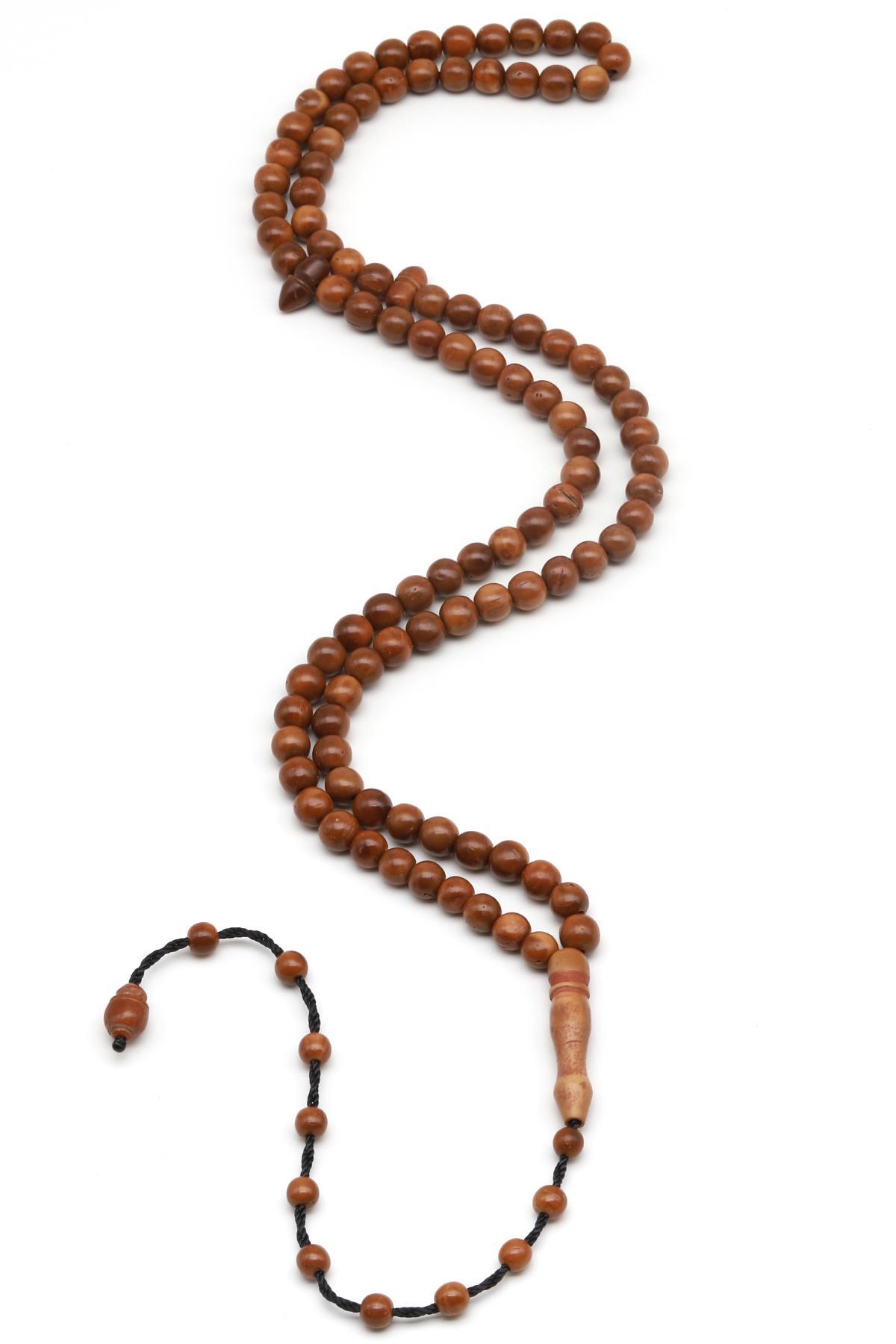 İznik Kuka Ağacı 99'Lu Tesbih 6 mm Küre Kesim