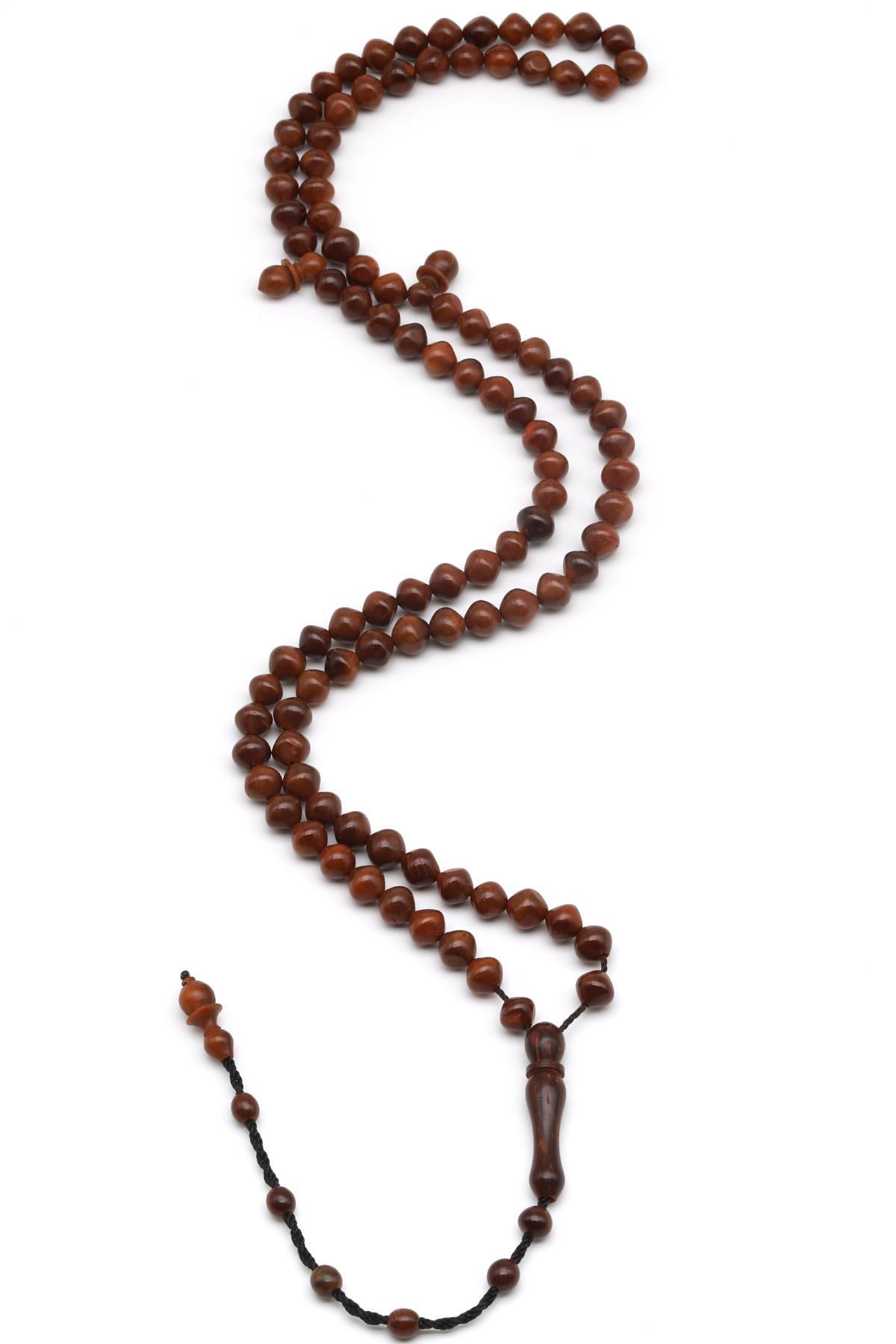 İznik Kuka Ağacı 99'Lu Tesbih 6 x 6 mm İstanbul Kesim