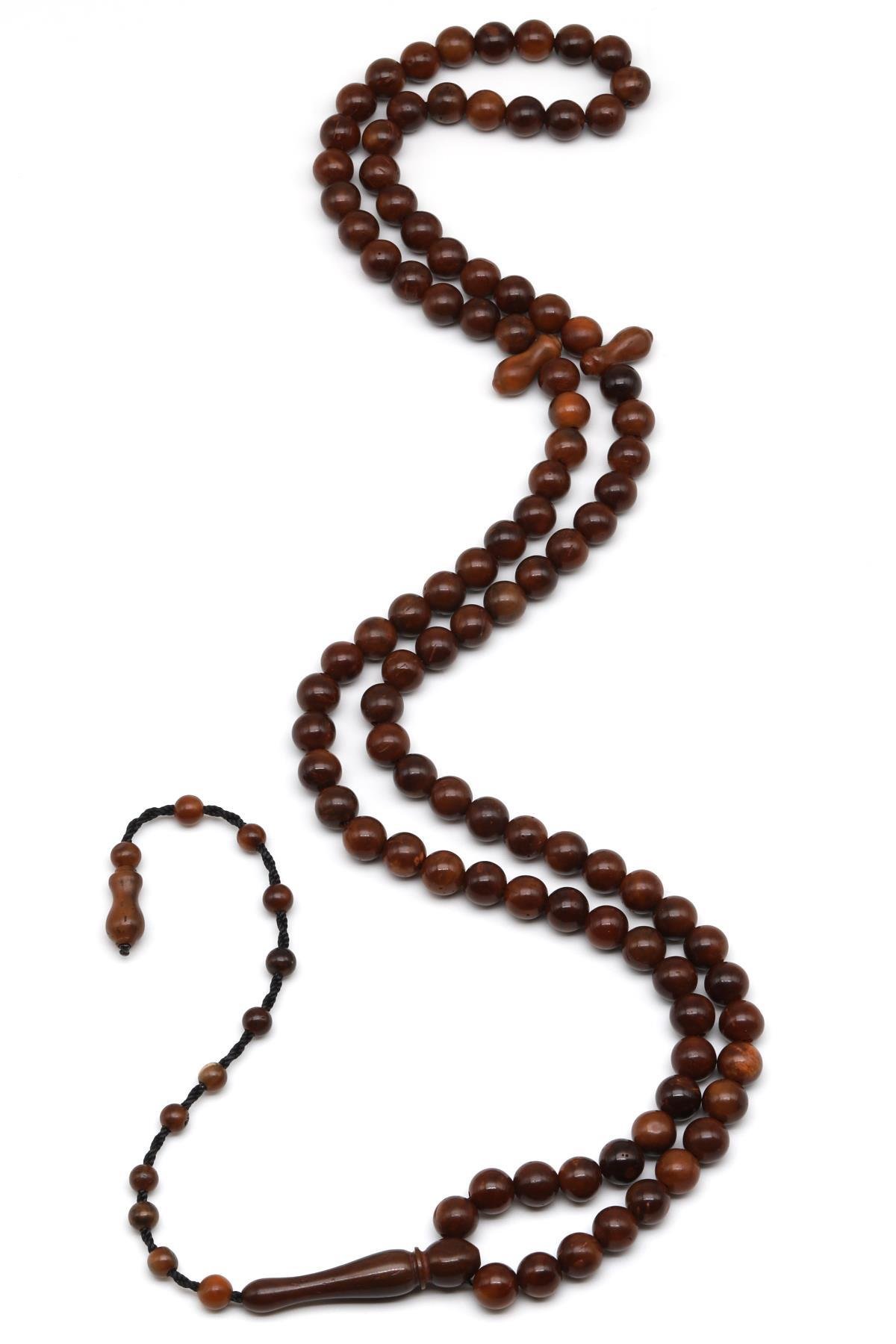 İznik Kuka Ağacı 99'lu Tesbih 7 mm Küre Kesim