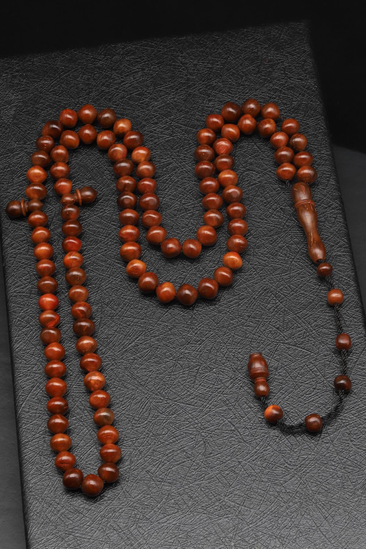 İznik Kuka Ağacı 99'Lu Tesbih 7 x 7 mm İstanbul Kesim