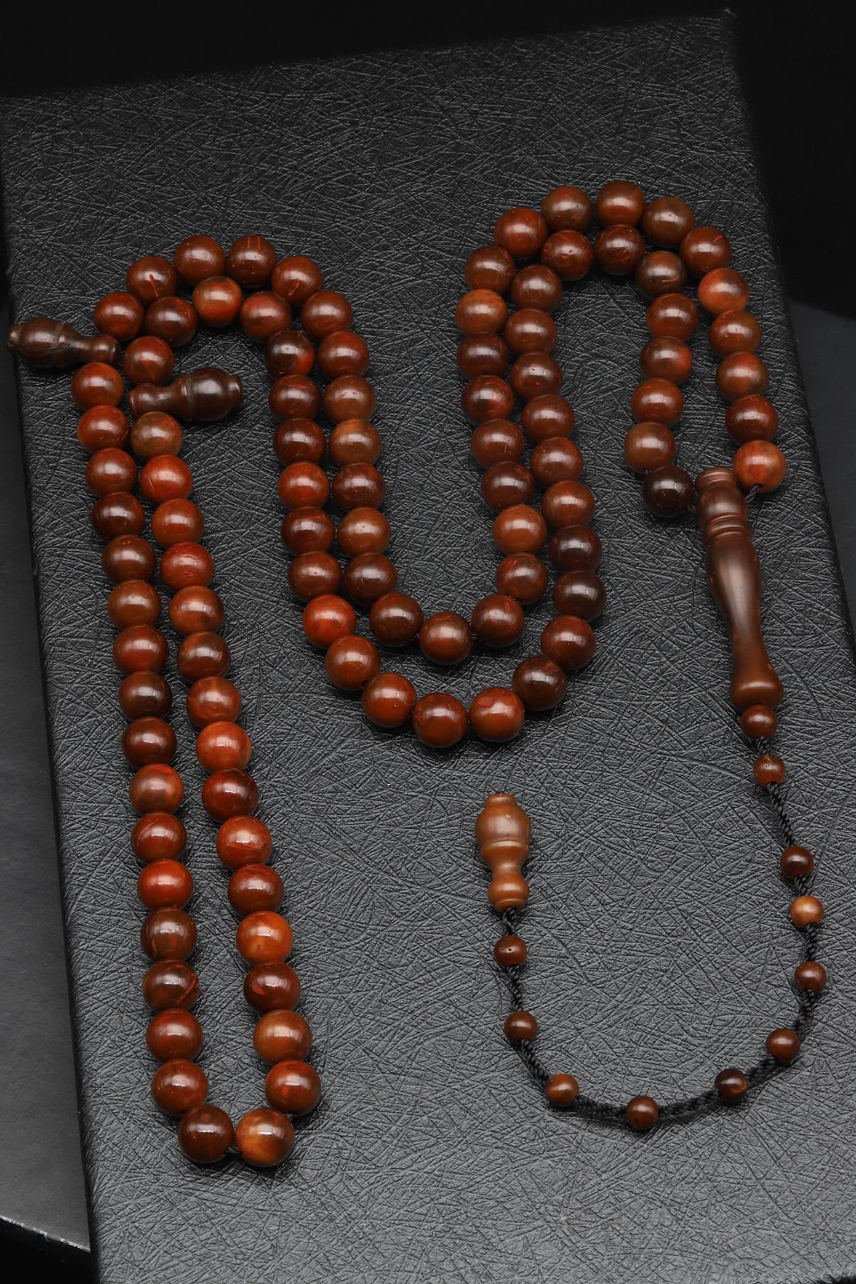 İznik Kuka Ağacı 99'Lu Tesbih 8 mm Küre Kesim