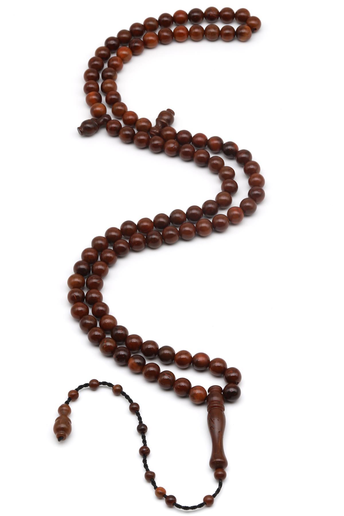 İznik Kuka Ağacı 99'Lu Tesbih 8 mm Küre Kesim