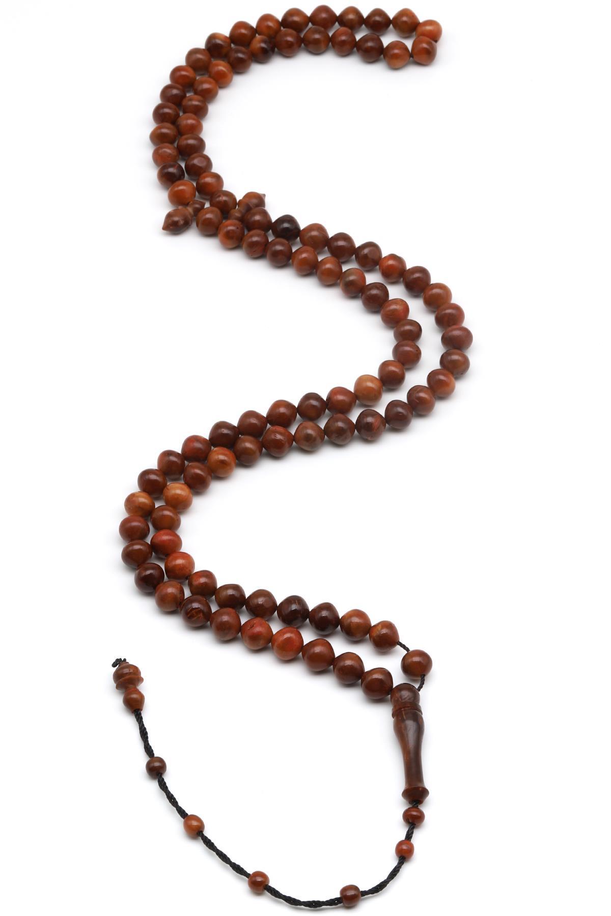 İznik Kuka Ağacı 99'Lu Tesbih 8 x 8 mm İstanbul Kesim