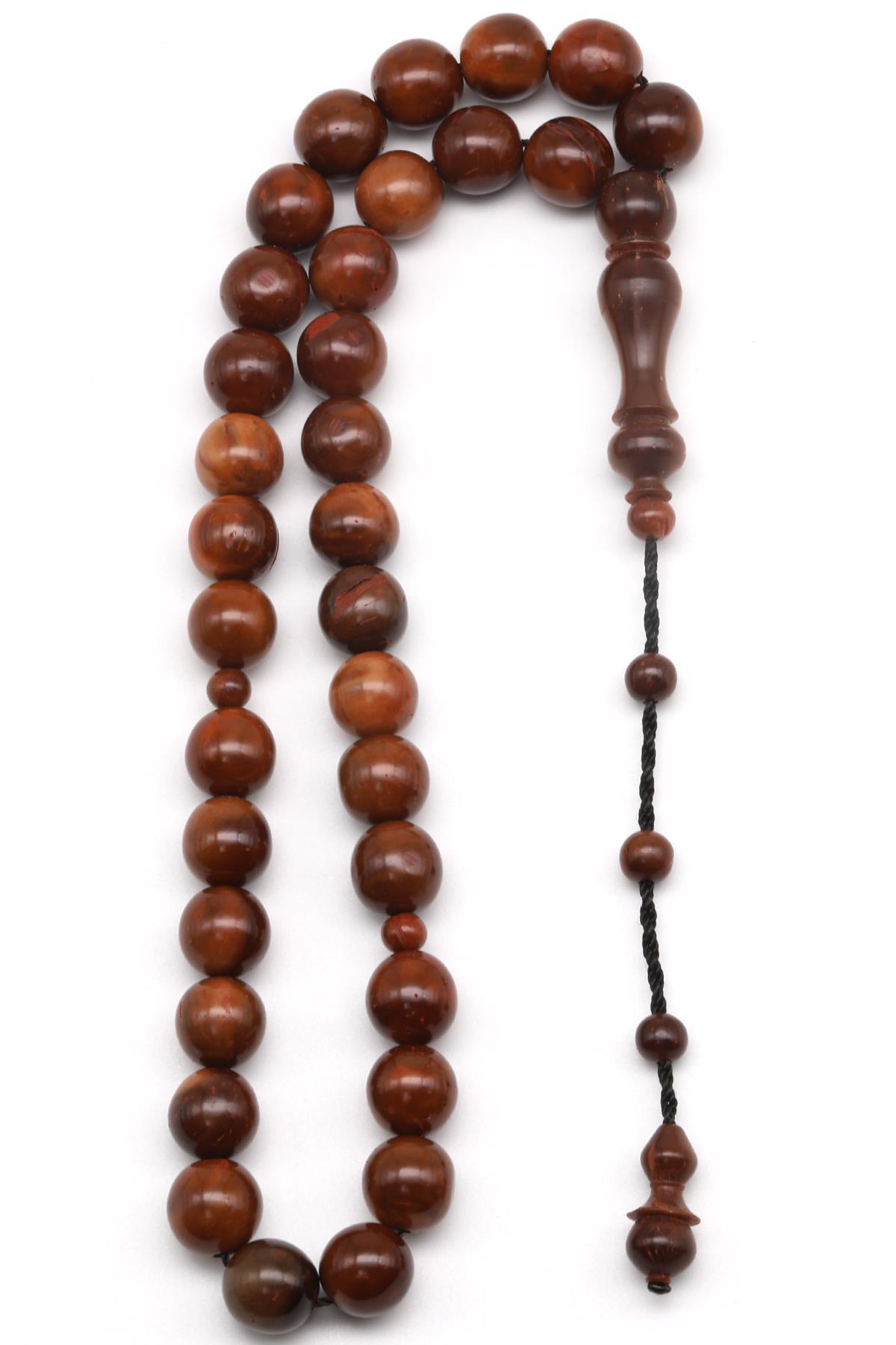 İznik Kuka Ağacı Tesbih 10 mm Küre Kesim