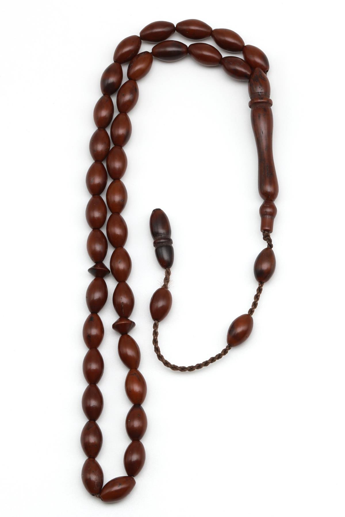 İznik Kuka Ağacı Tesbih 5 x 8 mm Arpa Kesim