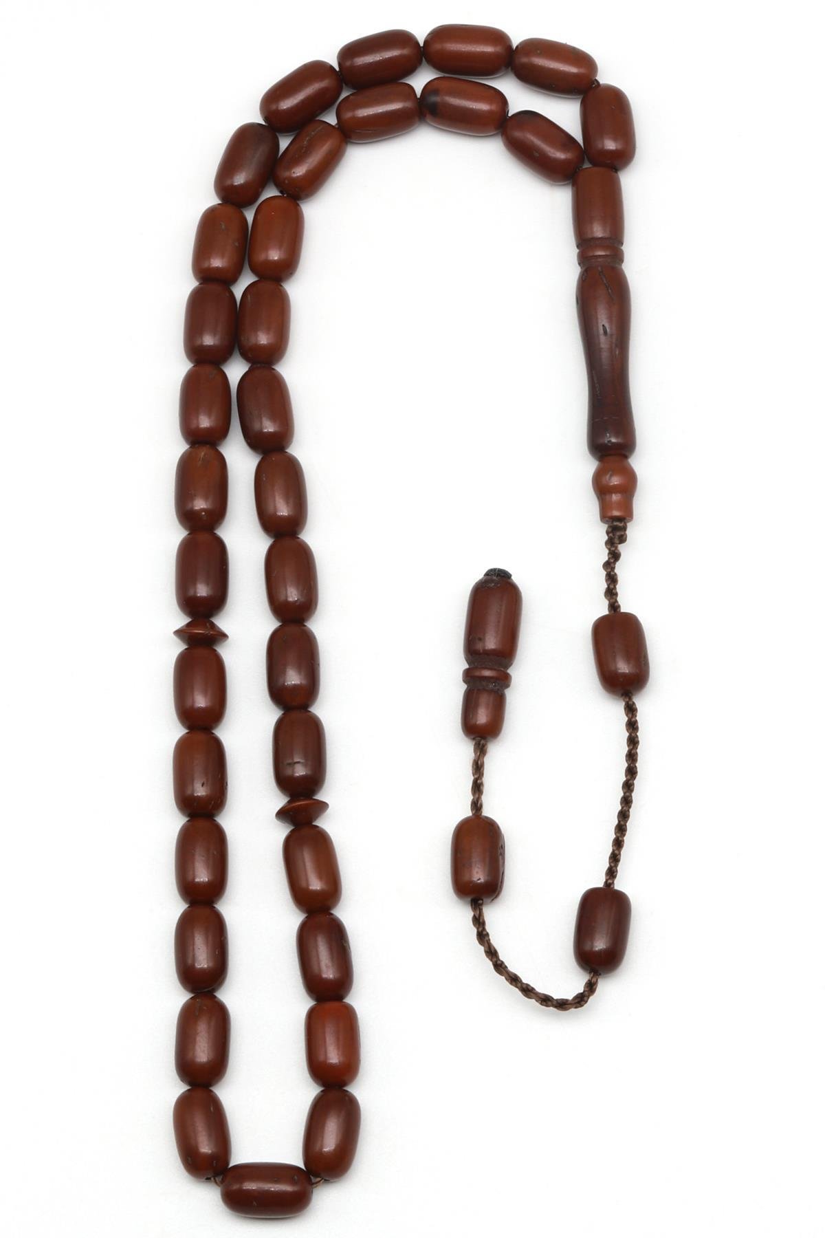 İznik Kuka Ağacı Tesbih 5 x 8  mm Kapsül Kesim