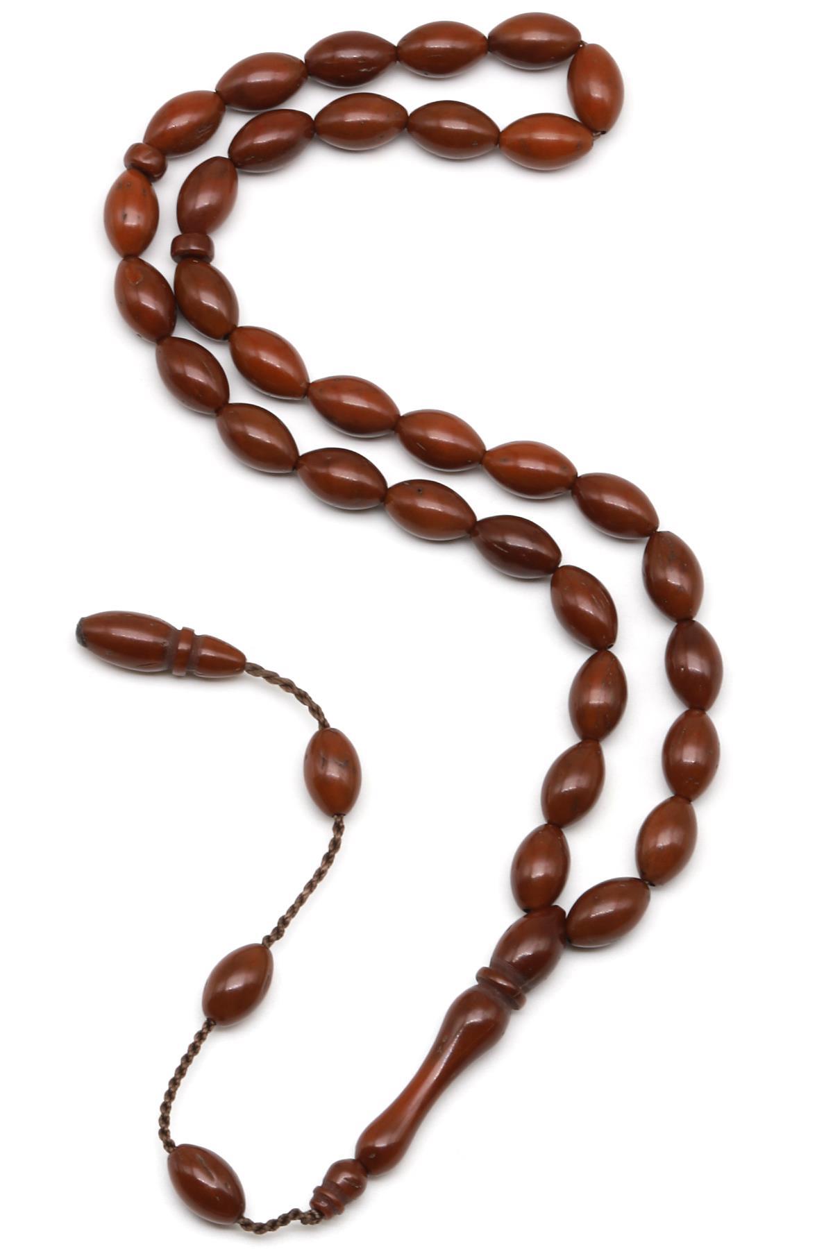 İznik Kuka Ağacı Tesbih 6 x 10 mm Arpa Kesim - T-1550