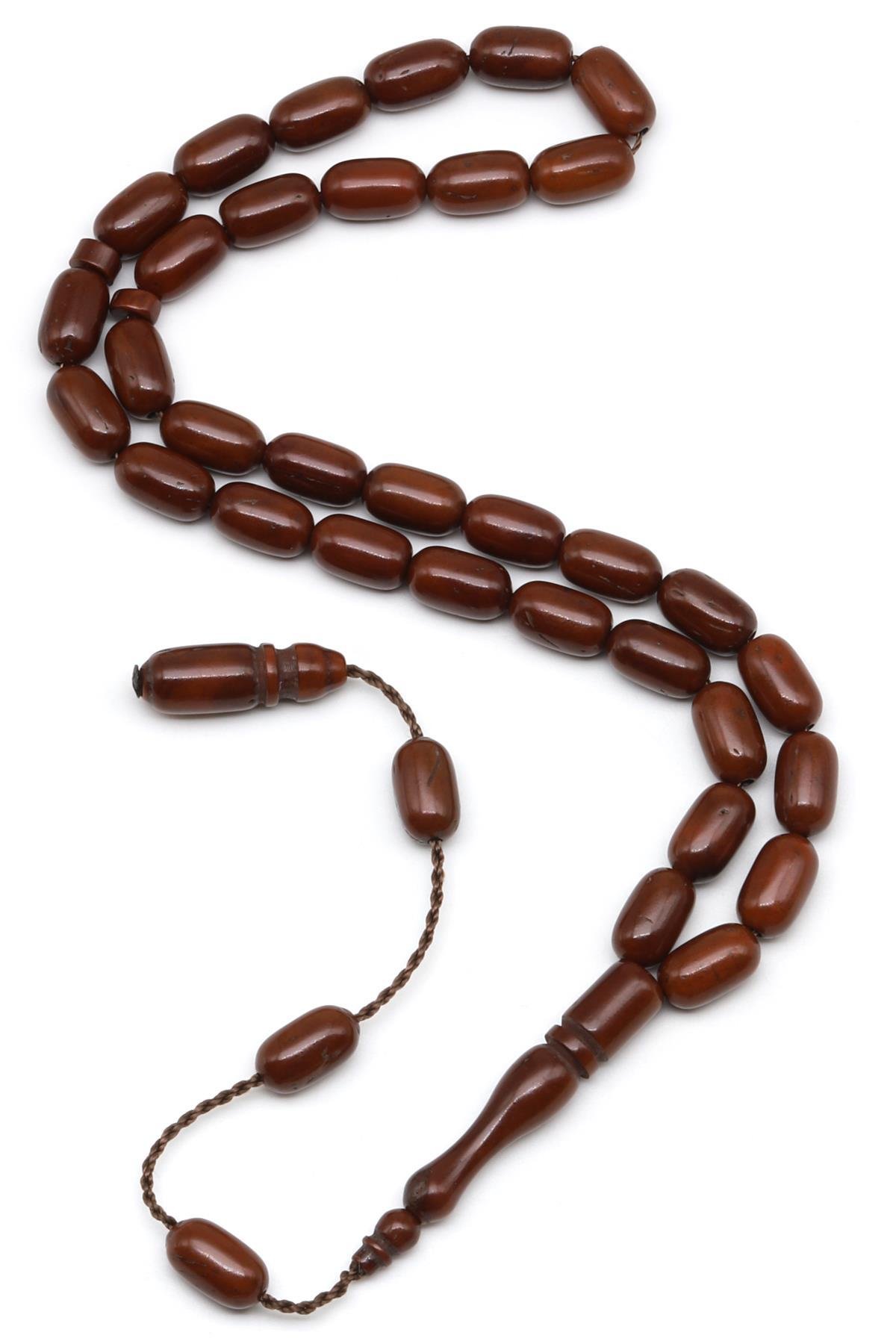 İznik Kuka Ağacı Tesbih 6 x 10 mm Kapsül Kesim - T-1549