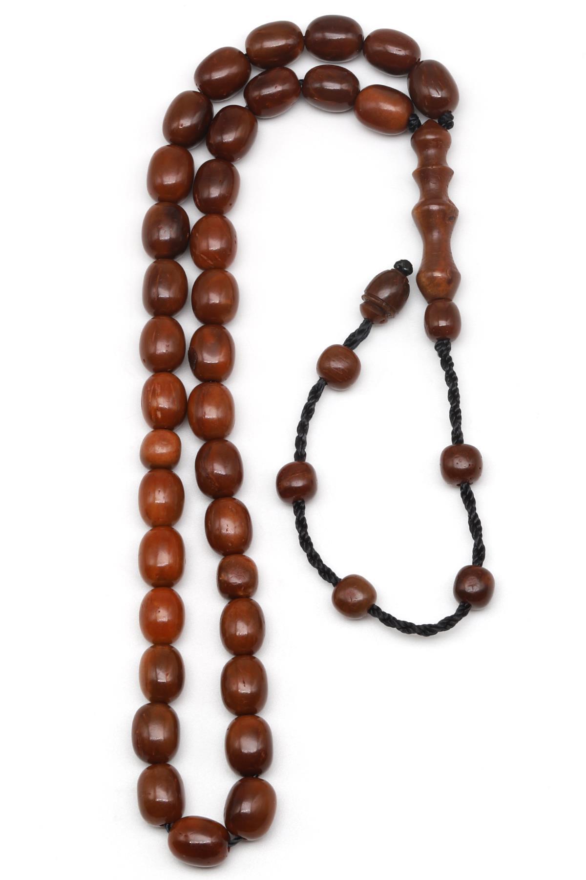 İznik Kuka Ağacı Tesbih 6 x 8  mm Kapsül Kesim