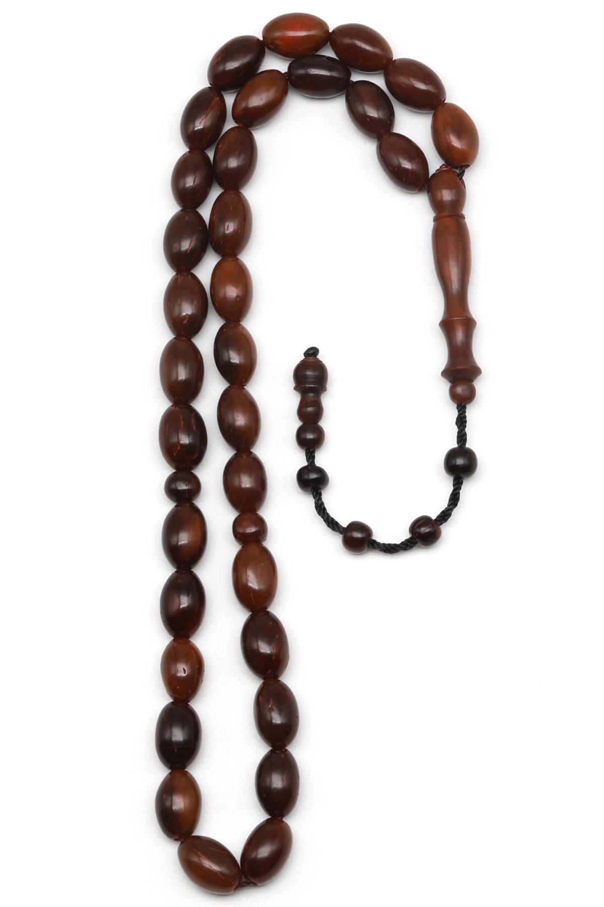 İznik Kuka Ağacı Tesbih 7 x 10 mm Arpa Kesim