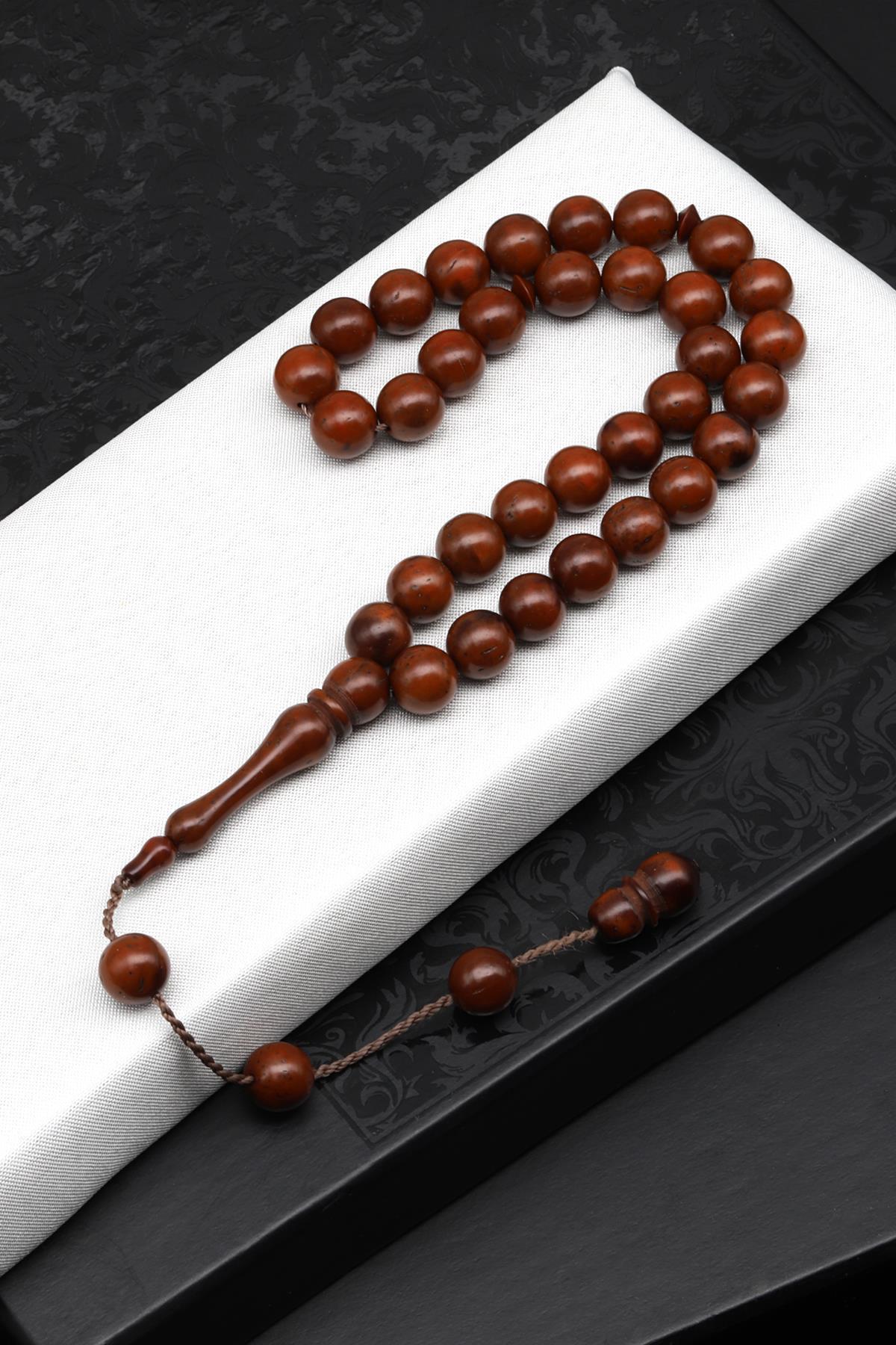 İznik Kuka Ağacı Tesbih 8 mm Küre Kesim