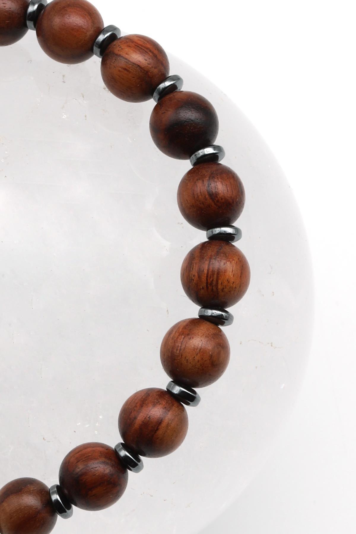 Kan Ağacı Makrome Örme Bileklik