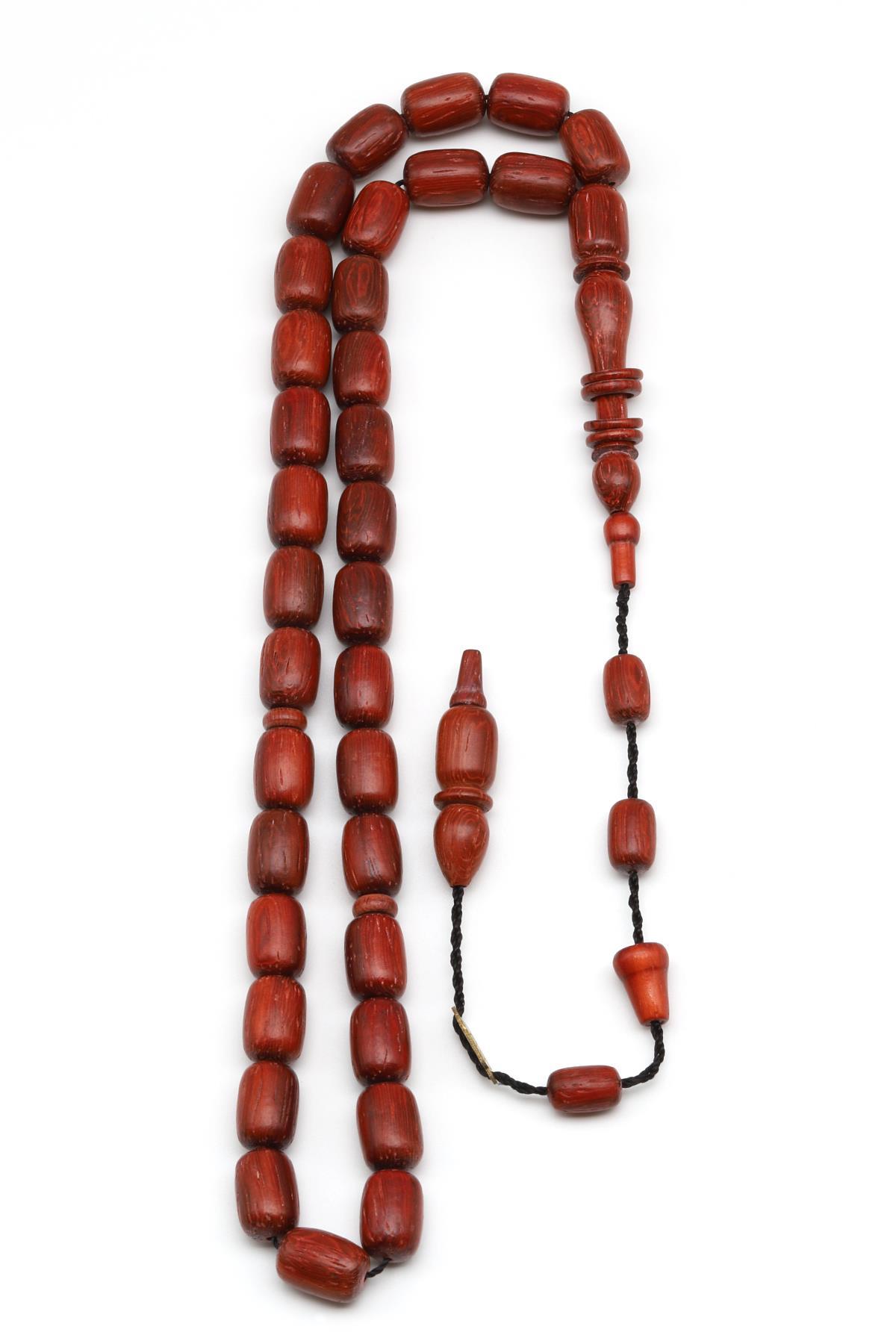 Kan Ağacı Tesbih 7 x 11 mm Silindir Kesim